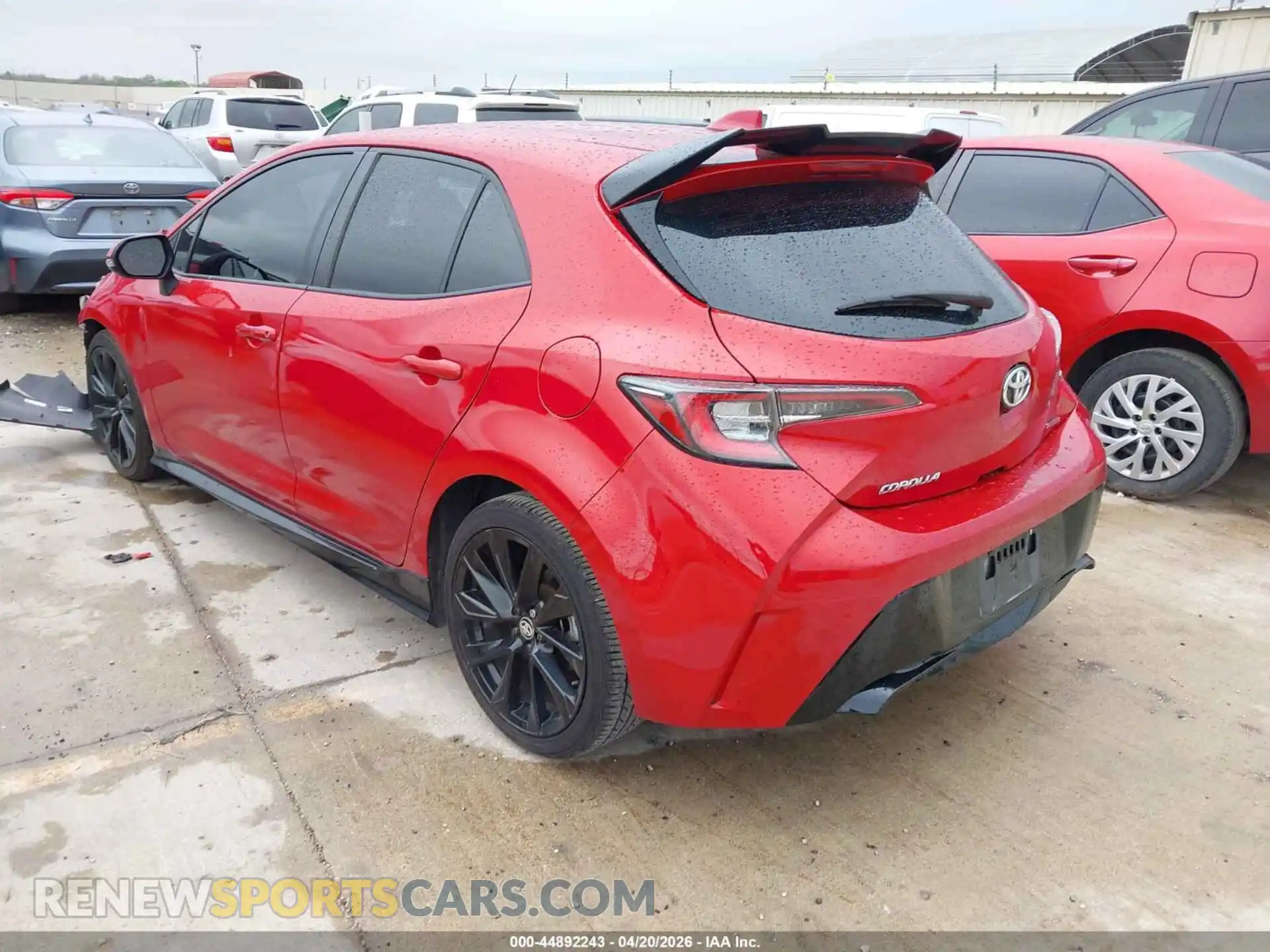 3 Photograph of a damaged car JTND4MBE6M3107074 TOYOTA COROLLA 2021
