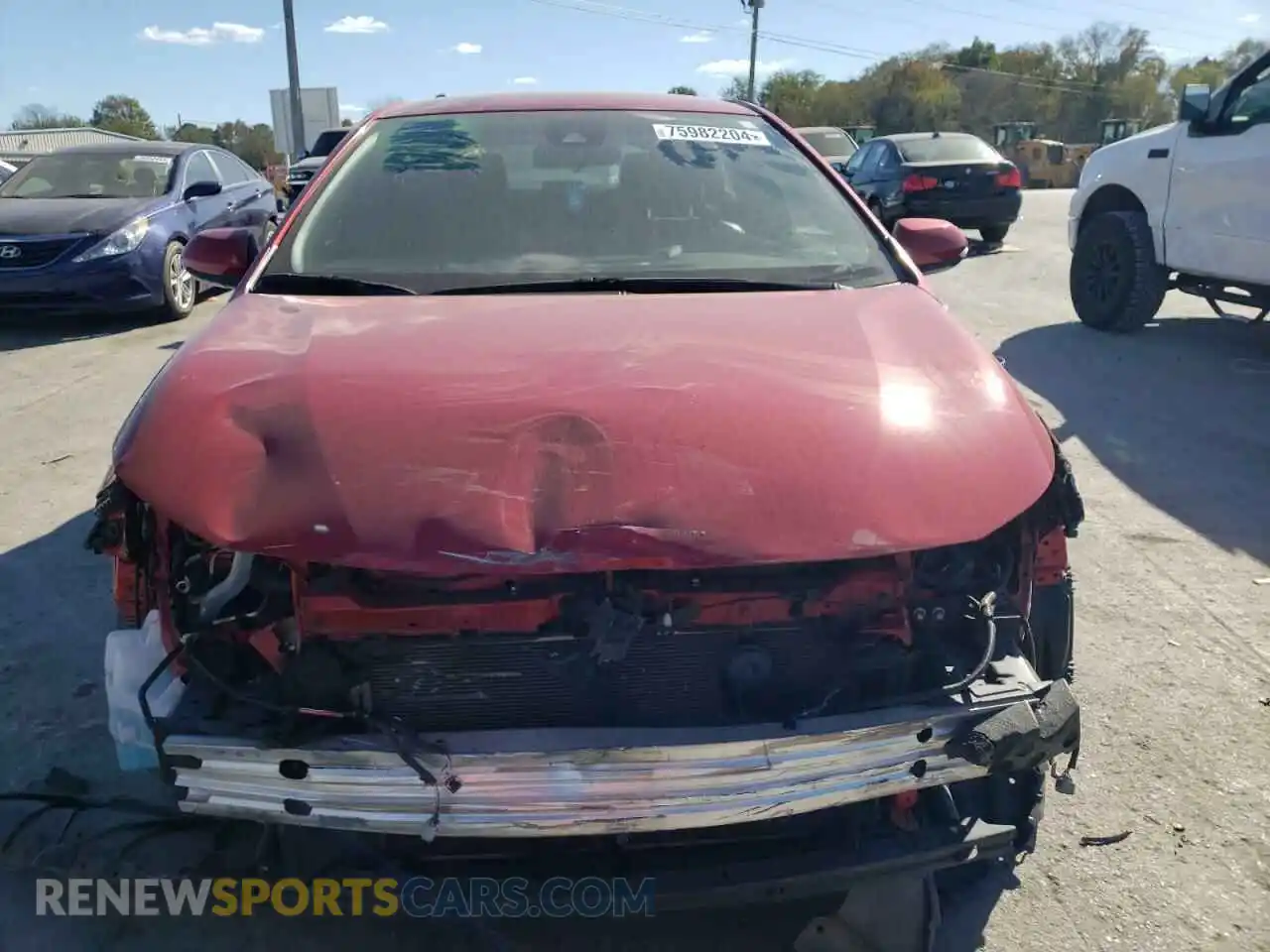 1 Photograph of a damaged car JTND4MBE6M3107740 TOYOTA COROLLA 2021