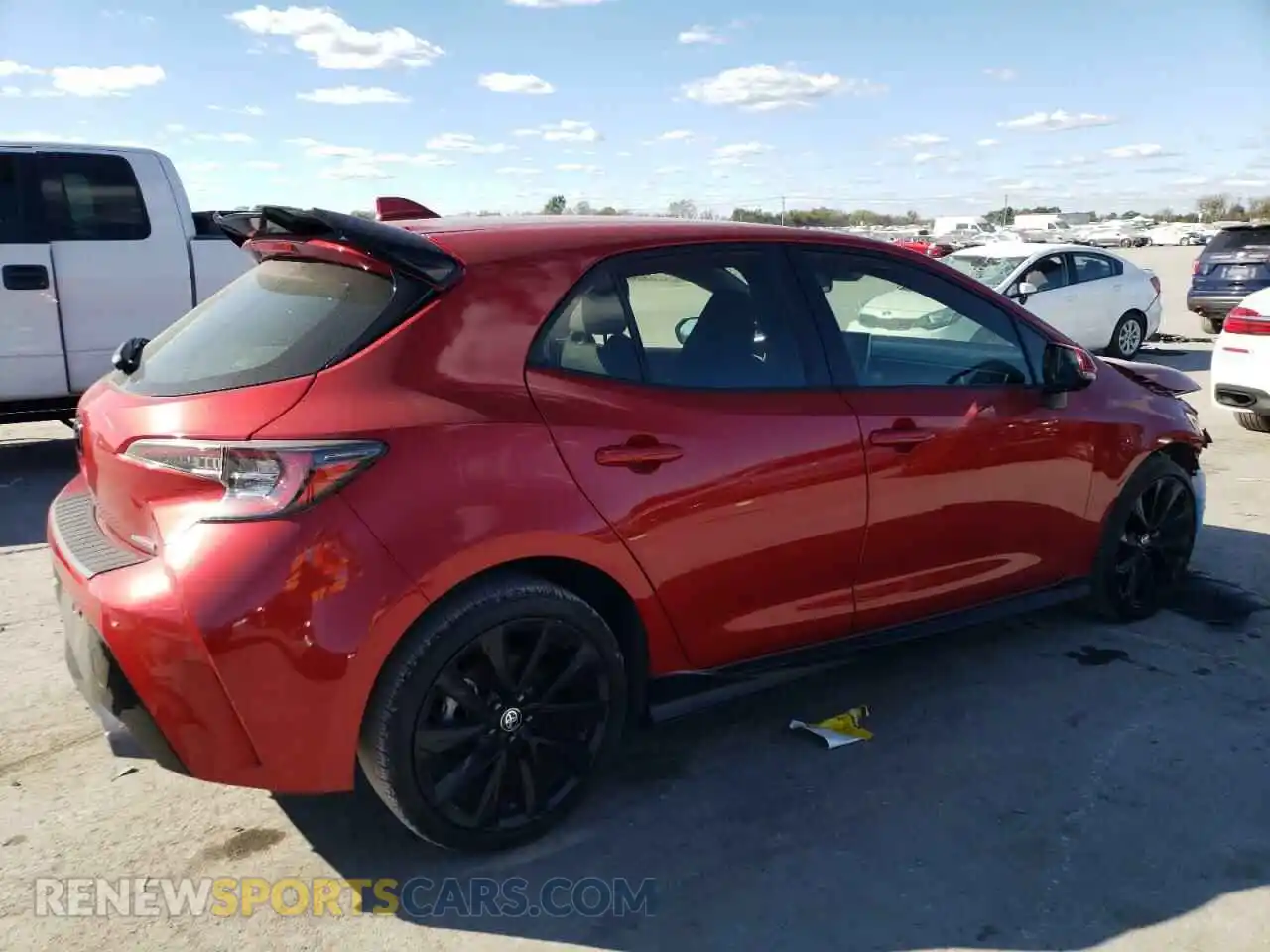 3 Photograph of a damaged car JTND4MBE6M3107740 TOYOTA COROLLA 2021