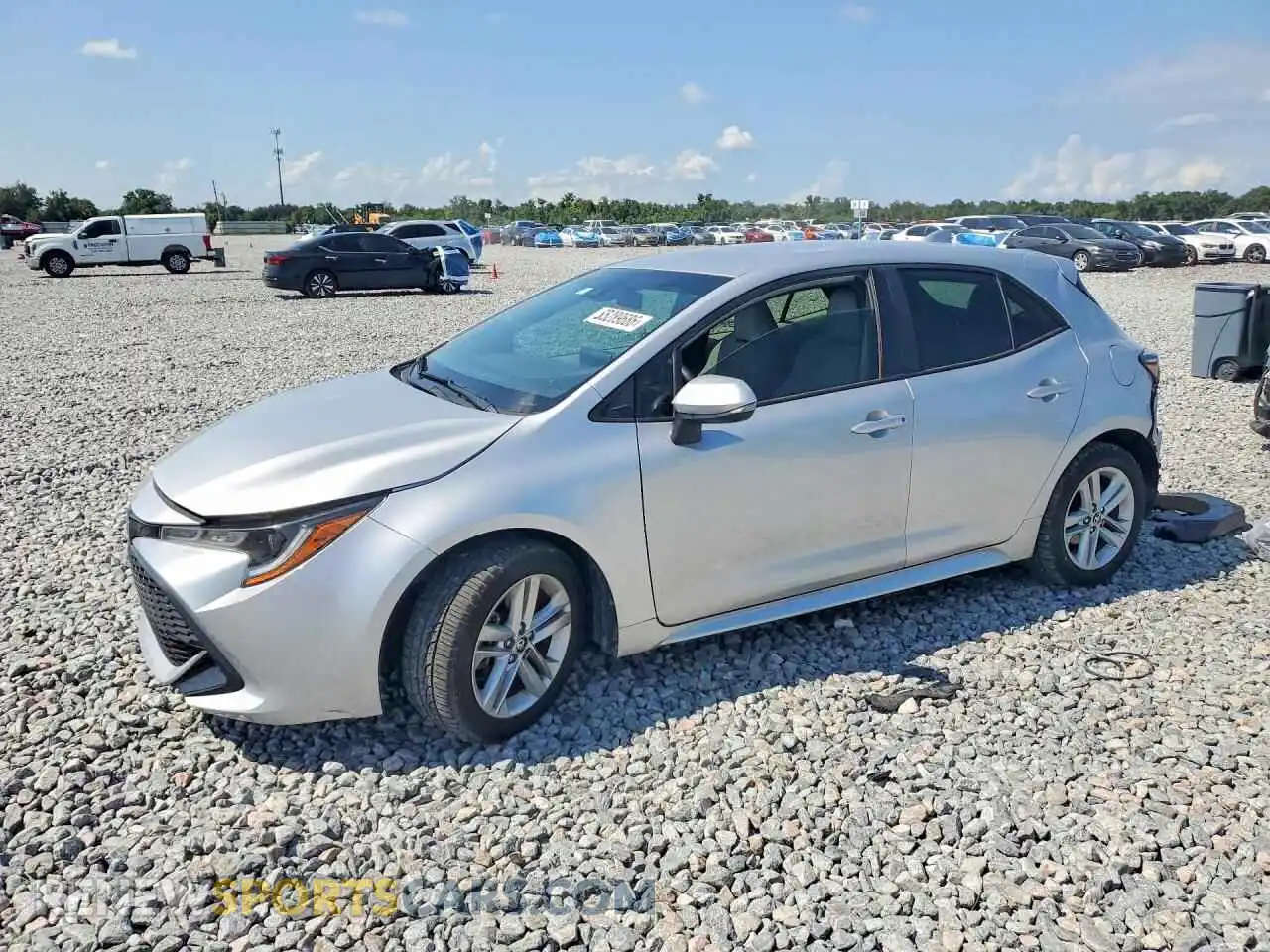 1 Photograph of a damaged car JTND4MBE6M3113036 TOYOTA COROLLA 2021