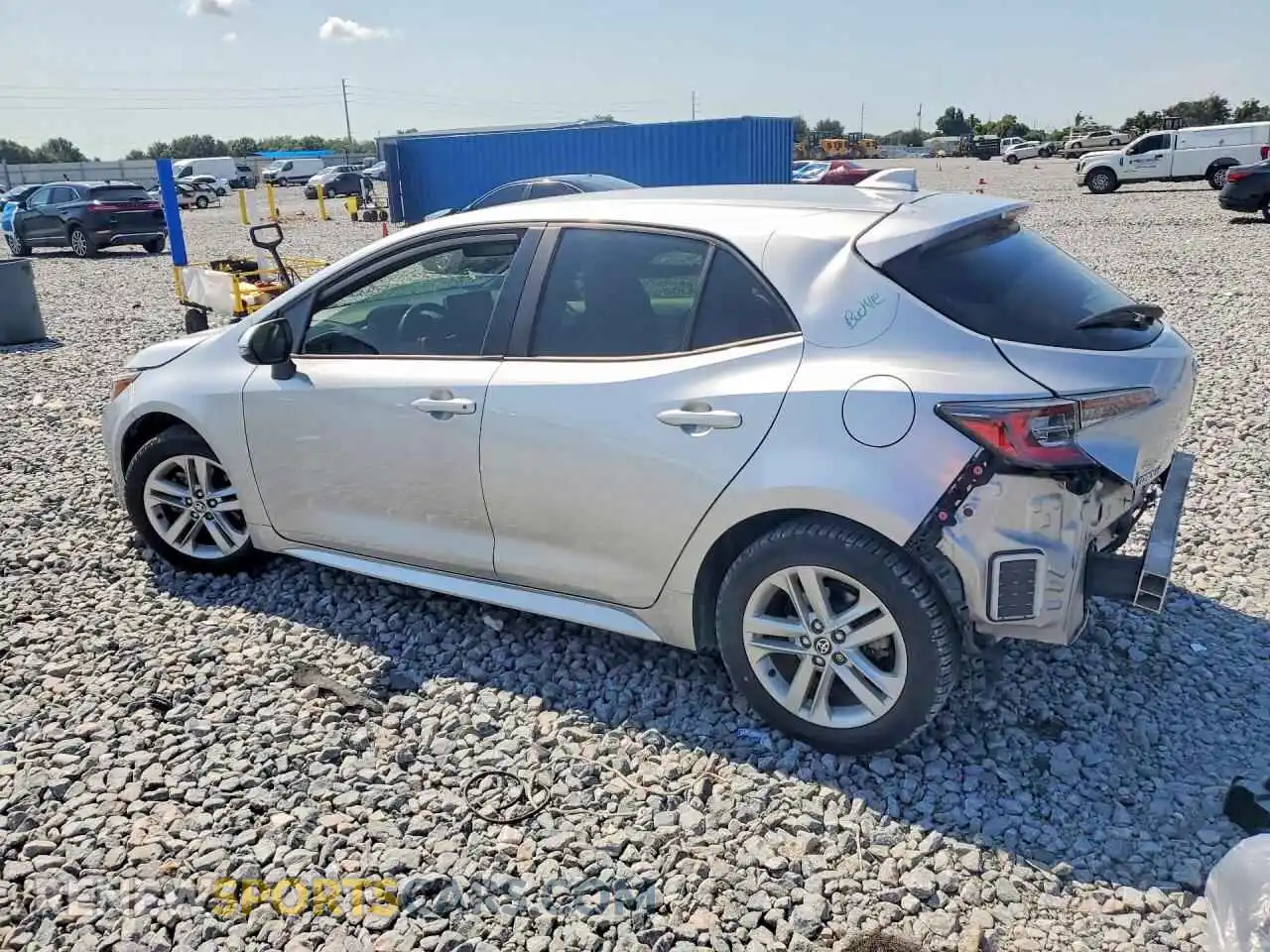 2 Photograph of a damaged car JTND4MBE6M3113036 TOYOTA COROLLA 2021