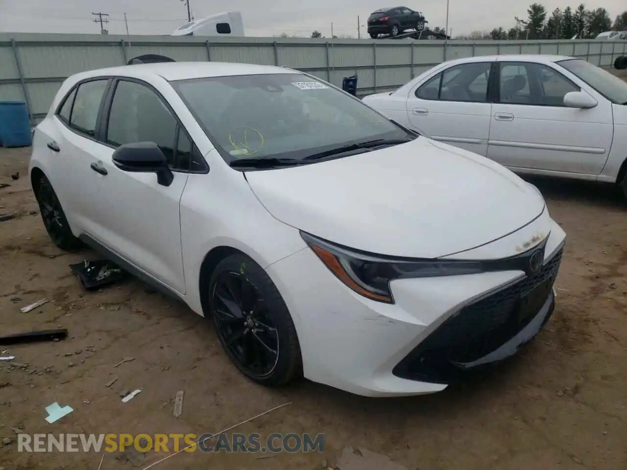 1 Photograph of a damaged car JTND4MBE6M3117653 TOYOTA COROLLA 2021