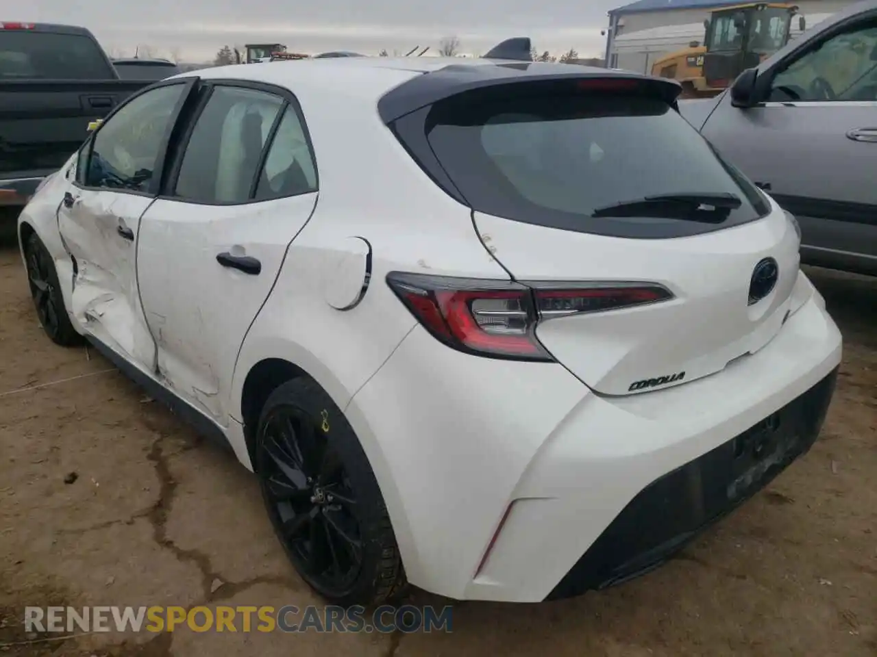 3 Photograph of a damaged car JTND4MBE6M3117653 TOYOTA COROLLA 2021