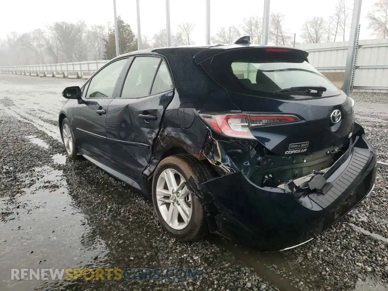 3 Photograph of a damaged car JTND4MBE6M3117734 TOYOTA COROLLA 2021