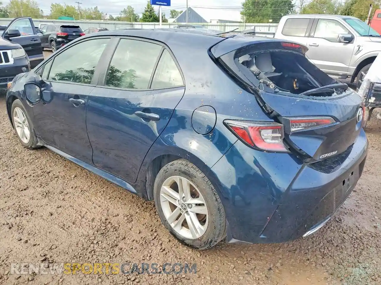 2 Фотография поврежденного автомобиля JTND4MBE6M3121895 TOYOTA COROLLA 2021