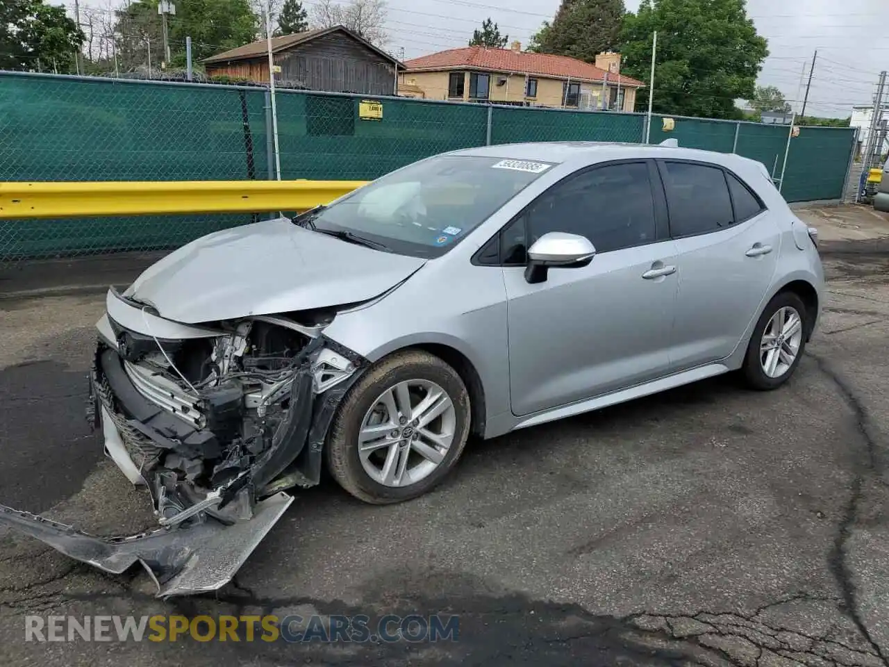 1 Photograph of a damaged car JTND4MBE6M3121945 TOYOTA COROLLA 2021