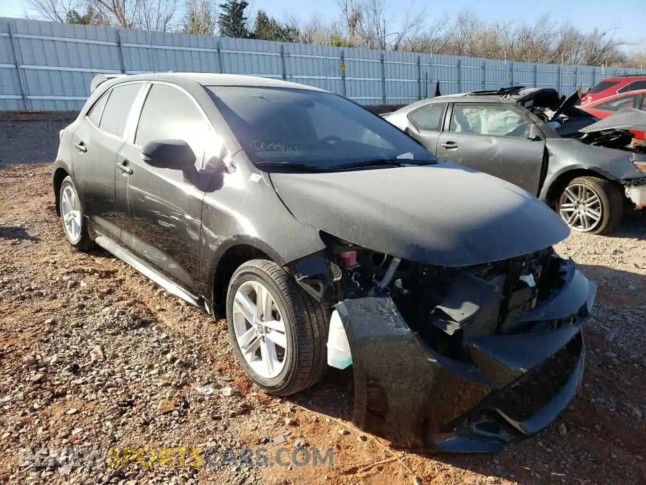1 Photograph of a damaged car JTND4MBE6M3123937 TOYOTA COROLLA 2021
