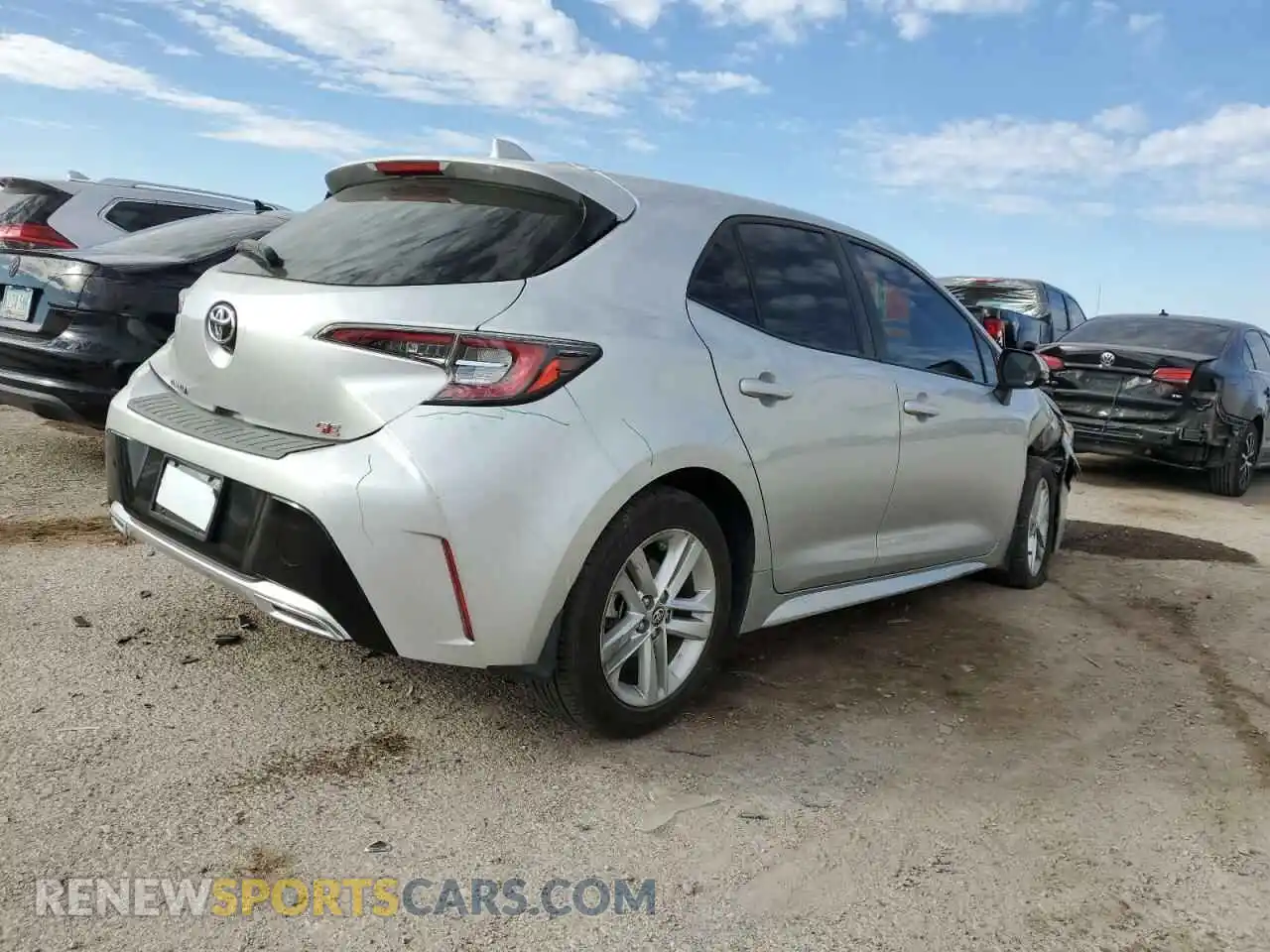 3 Фотография поврежденного автомобиля JTND4MBE6M3133013 TOYOTA COROLLA 2021