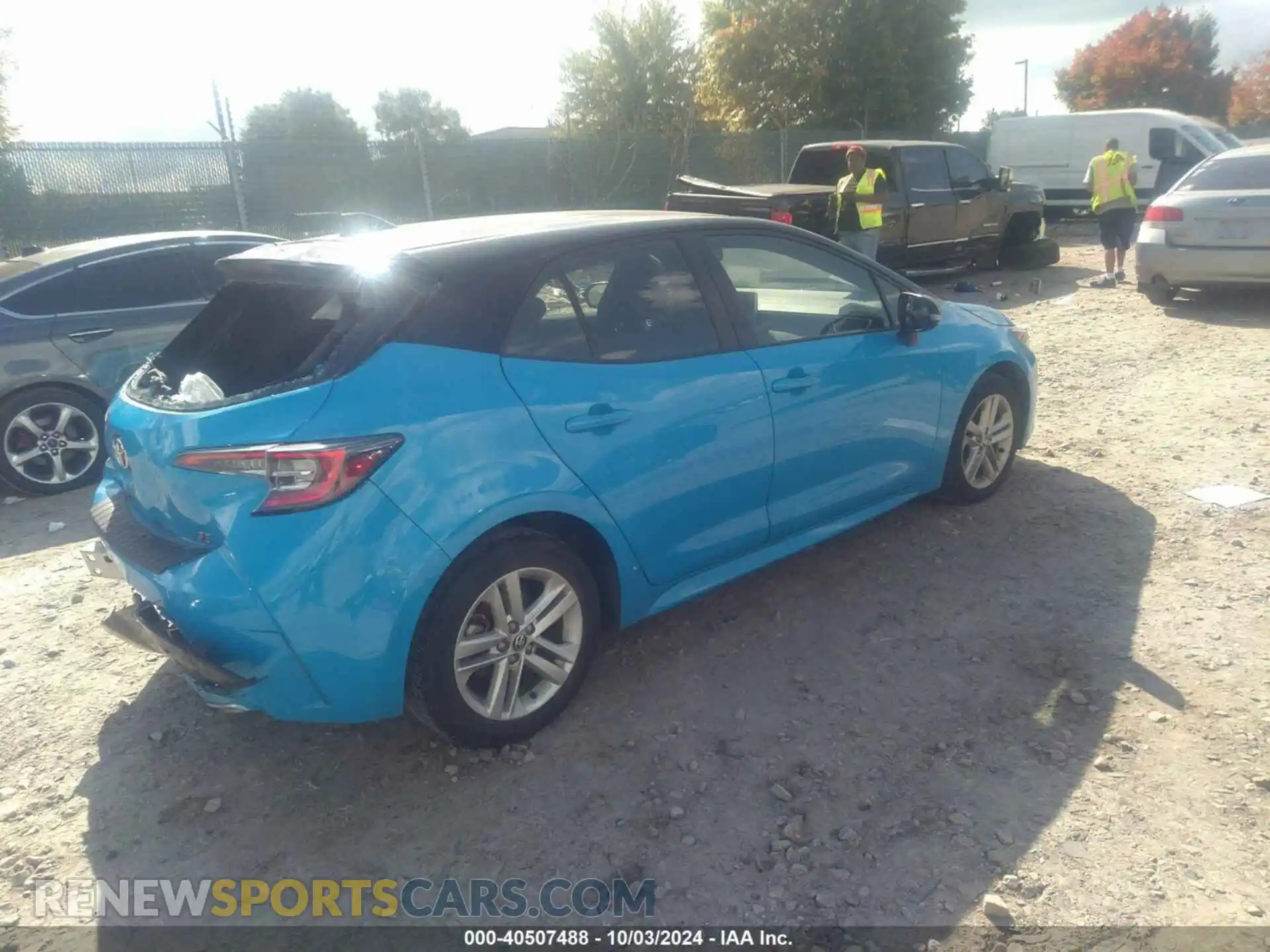 3 fotografías del automóvil dañado JTND4MBE6M3134467 TOYOTA COROLLA 2021