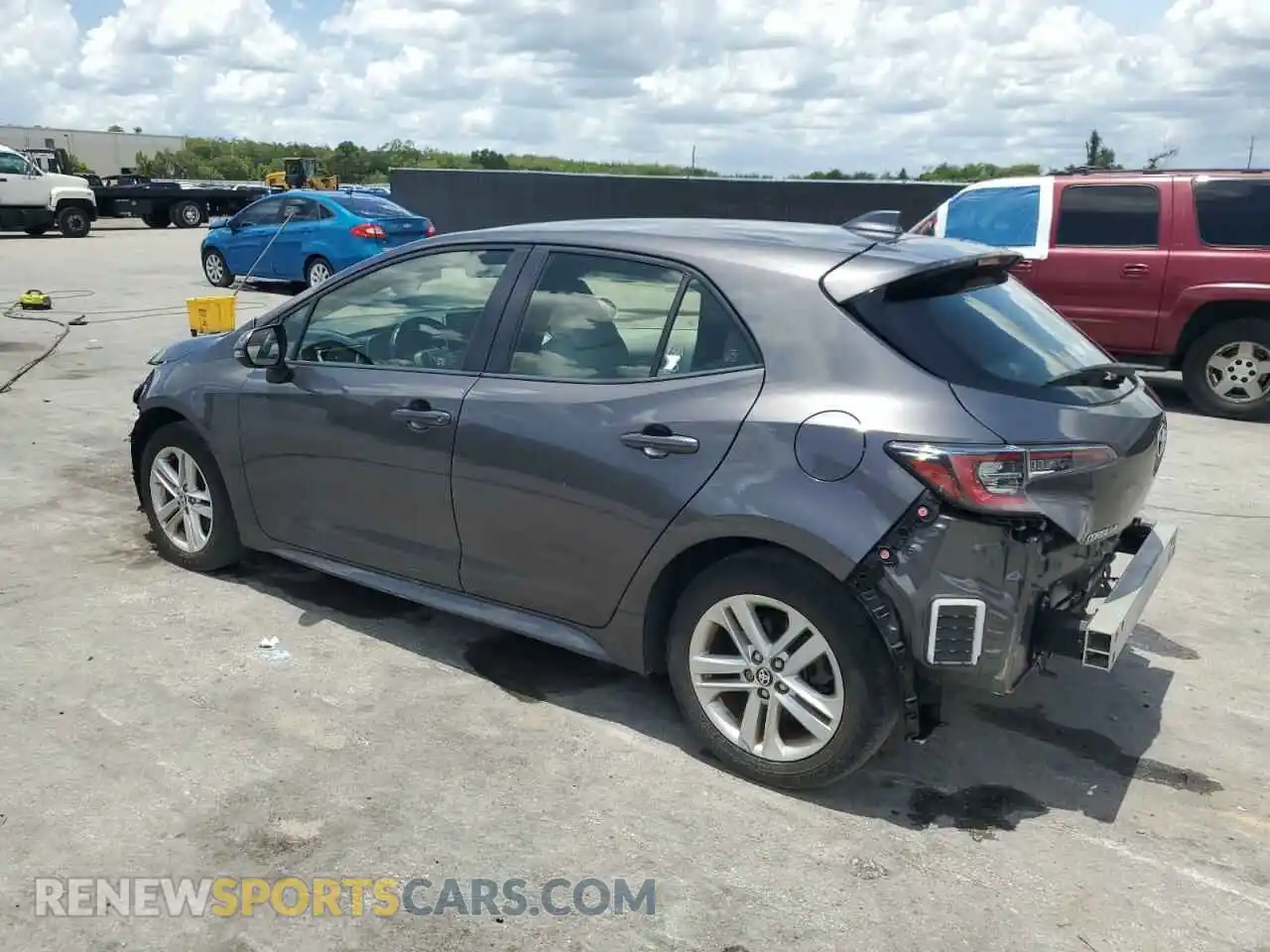 2 Photograph of a damaged car JTND4MBE6M3139376 TOYOTA COROLLA 2021
