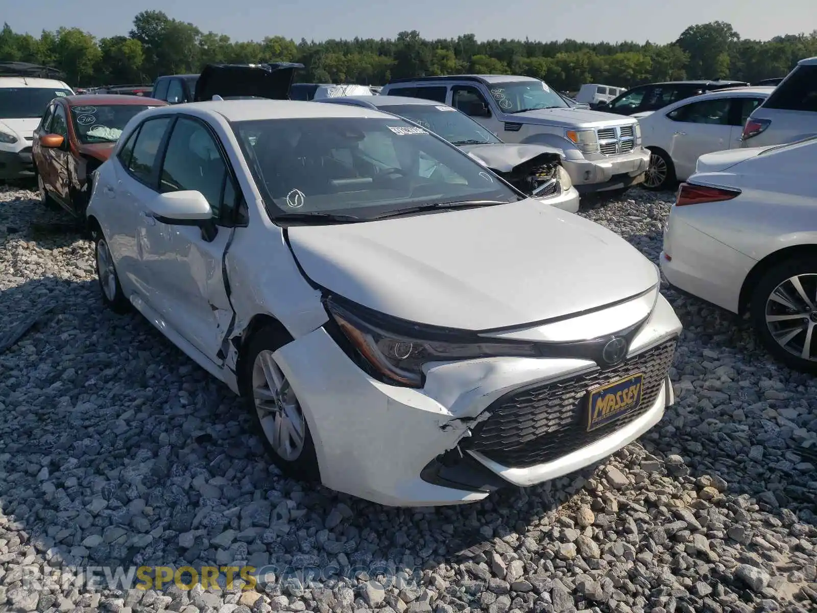 1 Photograph of a damaged car JTND4MBE7M3107472 TOYOTA COROLLA 2021