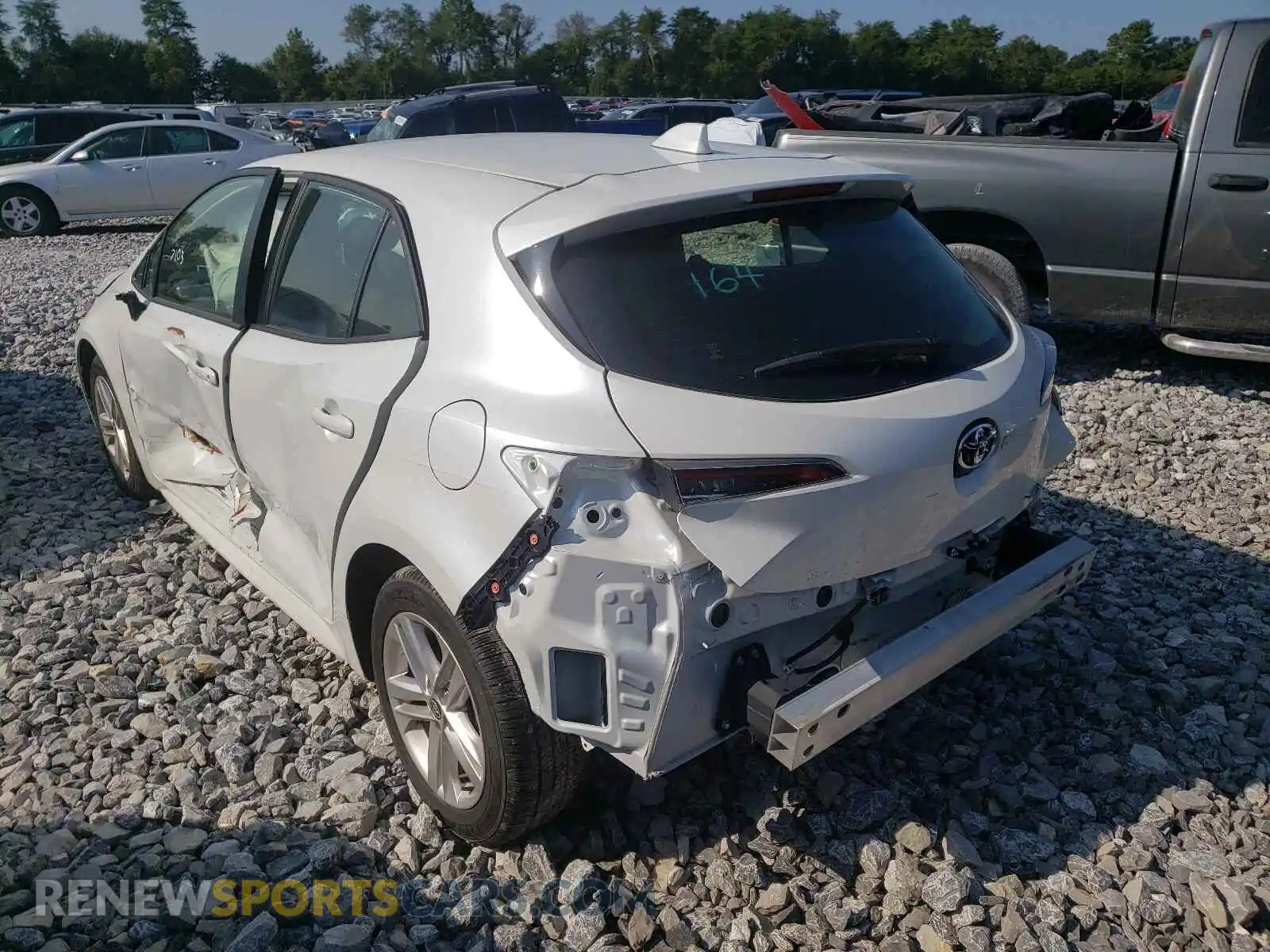 3 Photograph of a damaged car JTND4MBE7M3107472 TOYOTA COROLLA 2021
