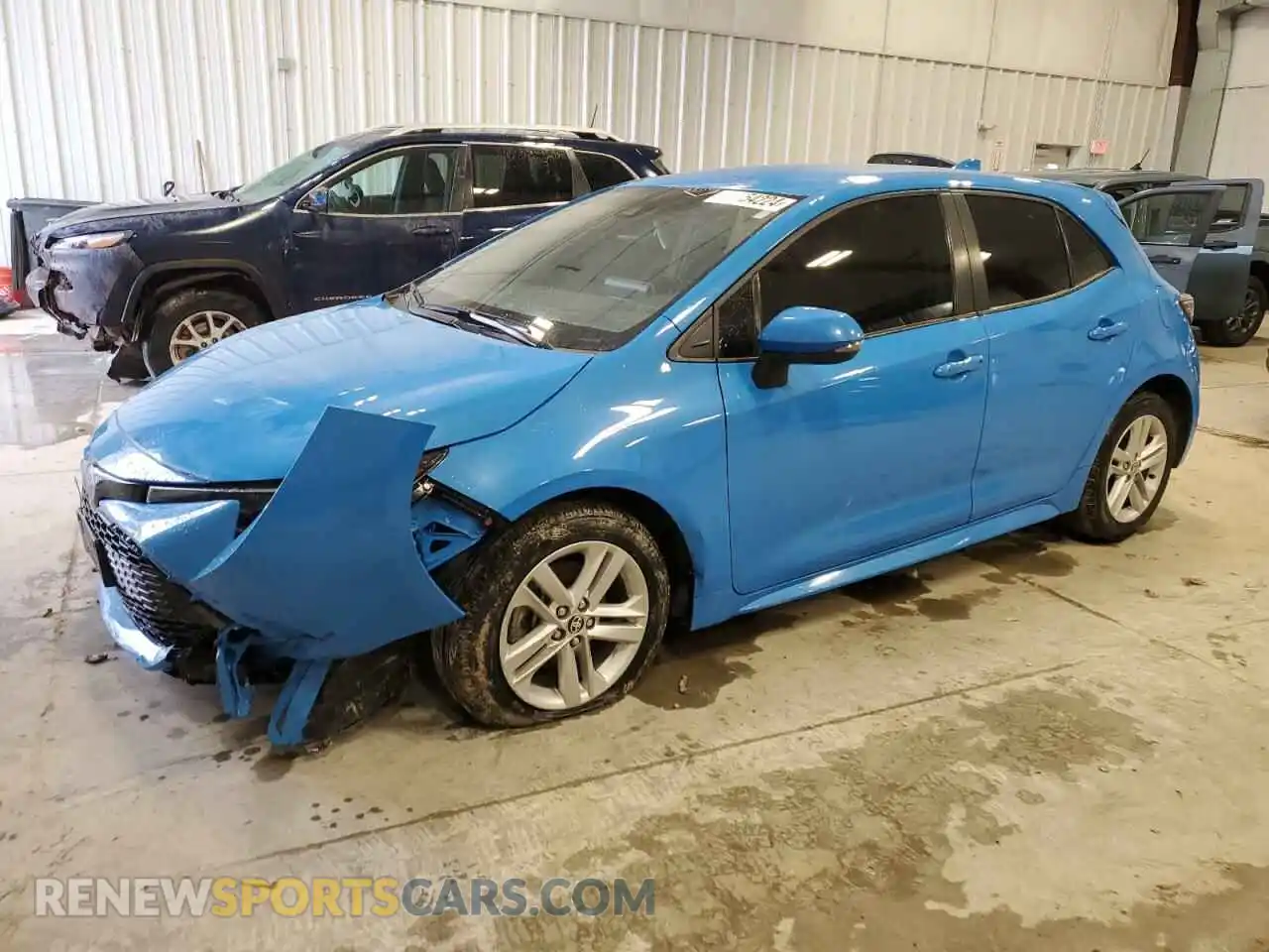 1 Photograph of a damaged car JTND4MBE7M3109593 TOYOTA COROLLA 2021