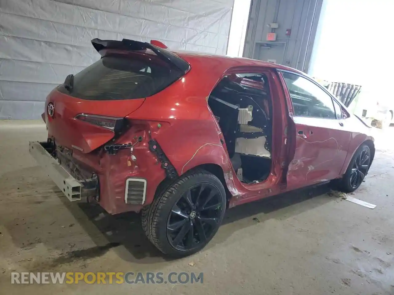 3 Photograph of a damaged car JTND4MBE7M3110565 TOYOTA COROLLA 2021