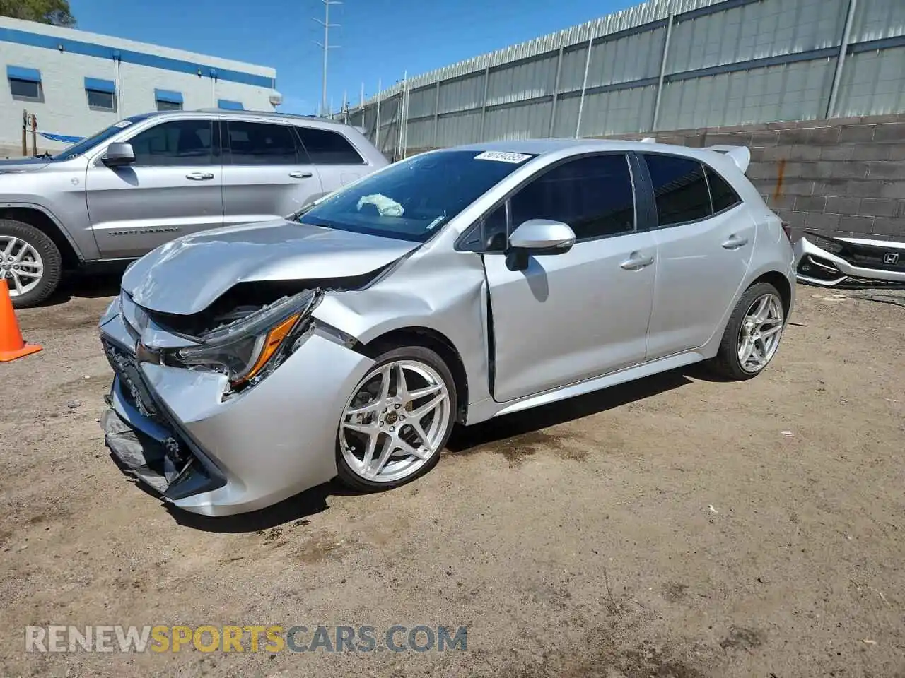 1 Photograph of a damaged car JTND4MBE7M3111117 TOYOTA COROLLA 2021