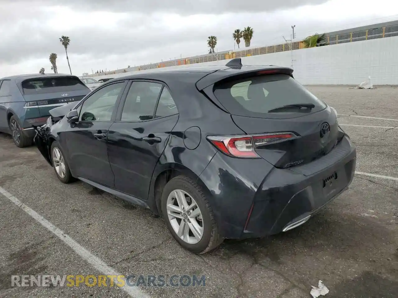 2 fotografías del automóvil dañado JTND4MBE7M3114518 TOYOTA COROLLA 2021