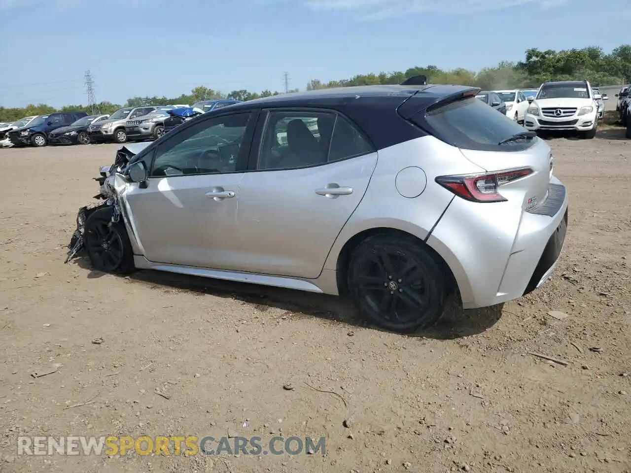 2 Photograph of a damaged car JTND4MBE7M3121100 TOYOTA COROLLA 2021