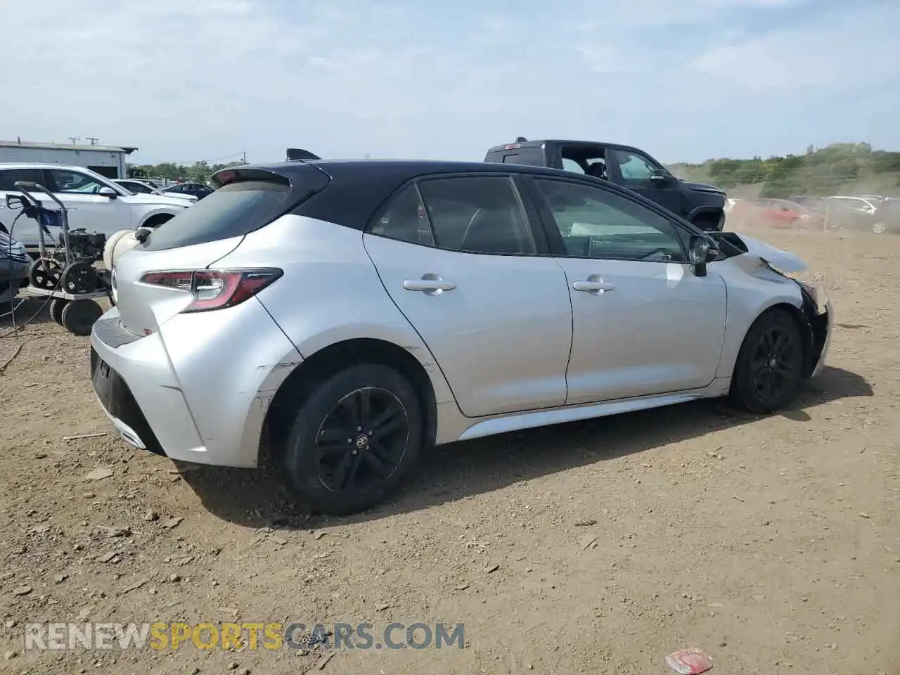 3 Photograph of a damaged car JTND4MBE7M3121100 TOYOTA COROLLA 2021