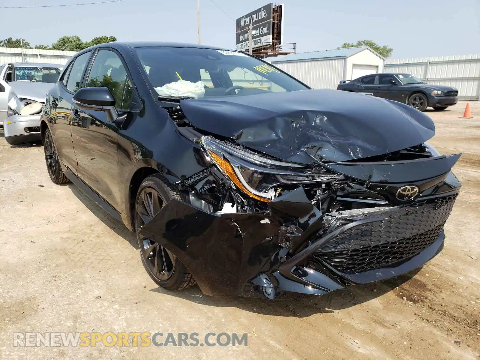 1 Photograph of a damaged car JTND4MBE7M3141007 TOYOTA COROLLA 2021