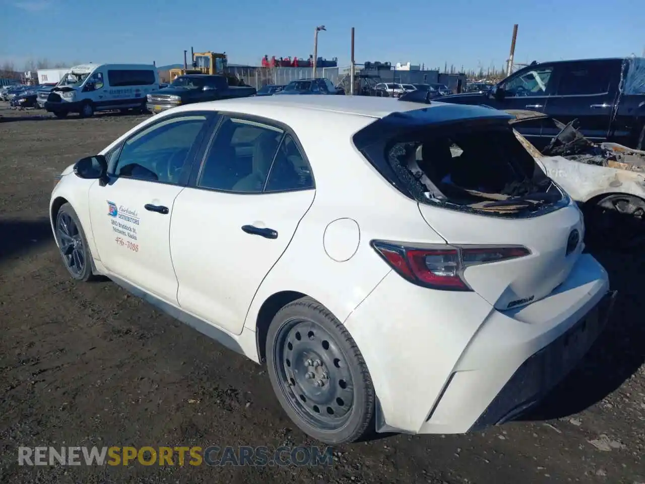 2 Photograph of a damaged car JTND4MBE7M3141993 TOYOTA COROLLA 2021