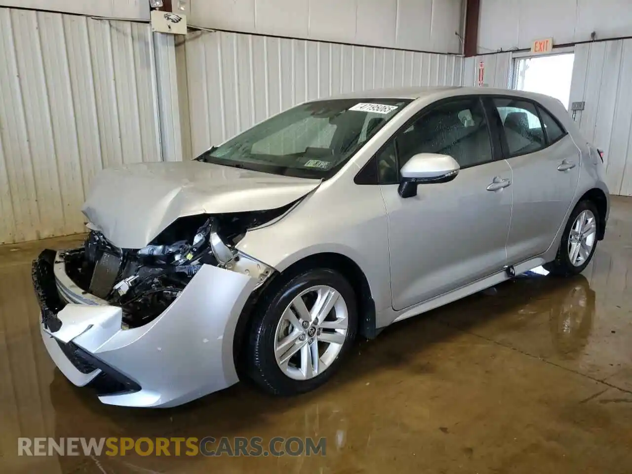 1 Photograph of a damaged car JTND4MBE8M3119887 TOYOTA COROLLA 2021