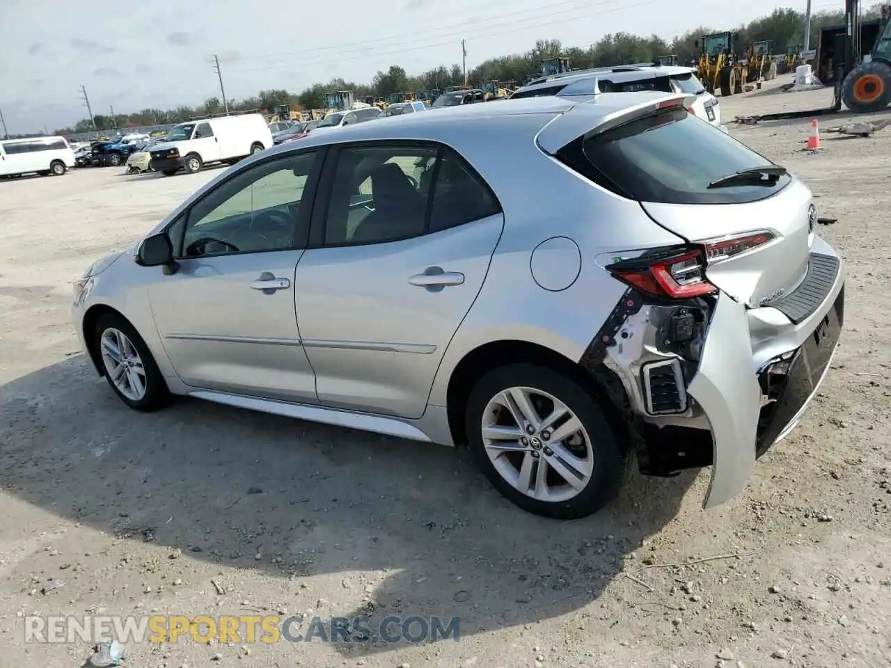 2 Photograph of a damaged car JTND4MBE8M3122689 TOYOTA COROLLA 2021