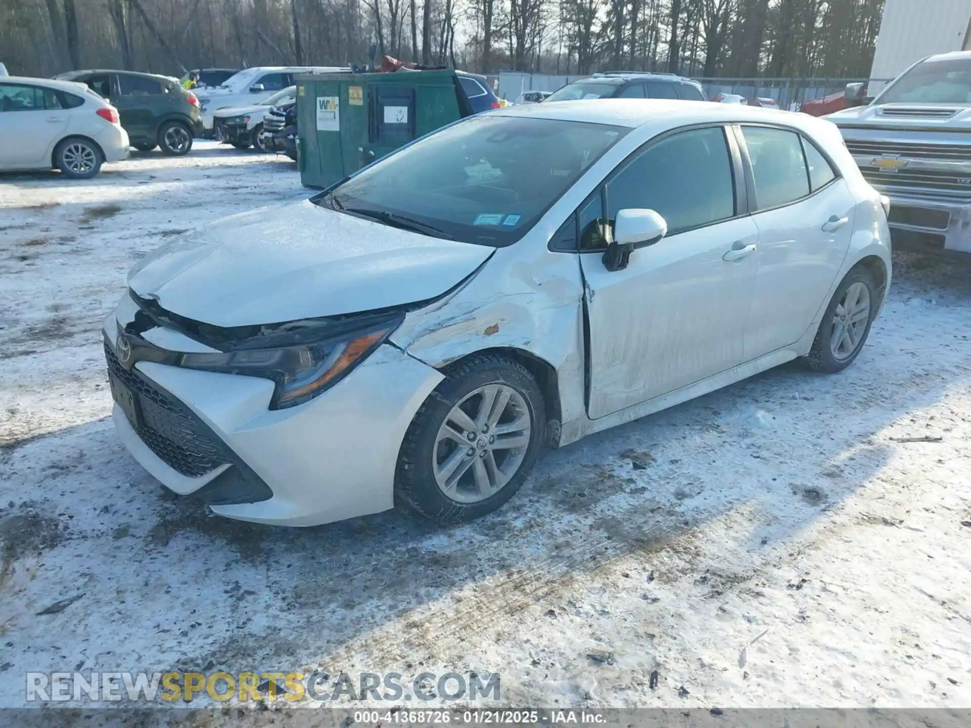 2 Фотография поврежденного автомобиля JTND4MBE8M3125267 TOYOTA COROLLA 2021