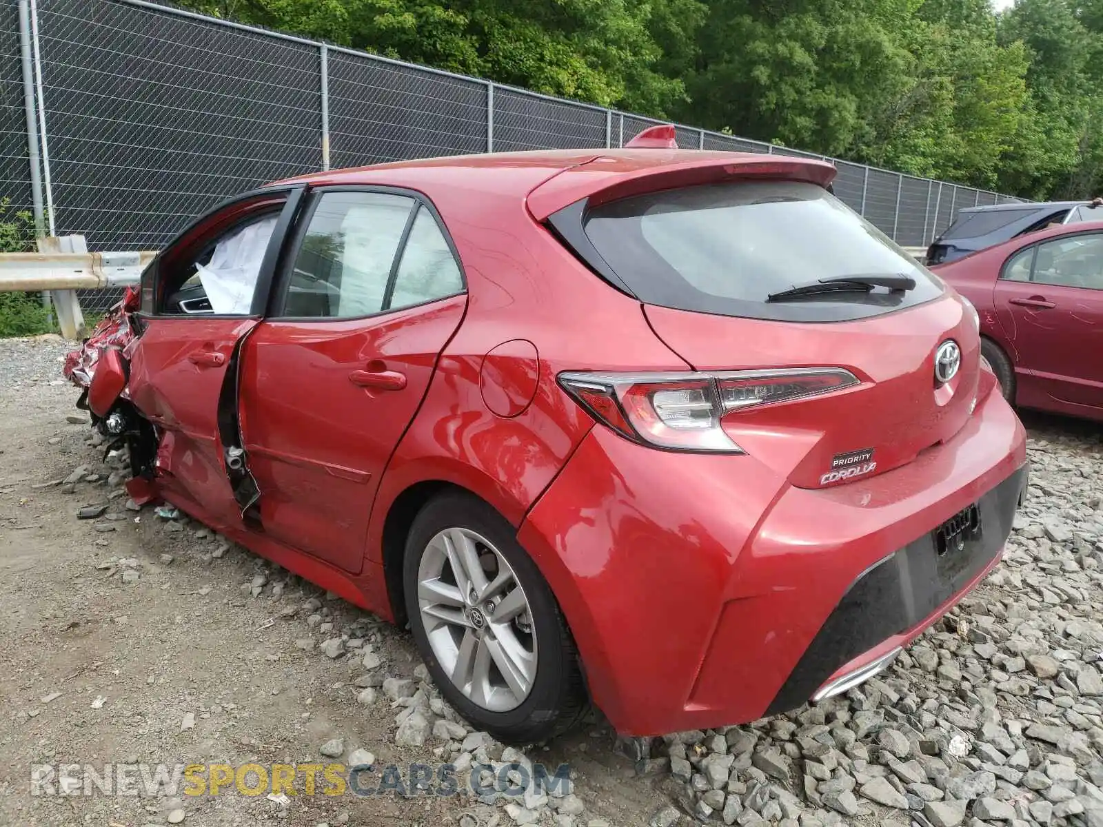 3 Photograph of a damaged car JTND4MBE8M3127018 TOYOTA COROLLA 2021