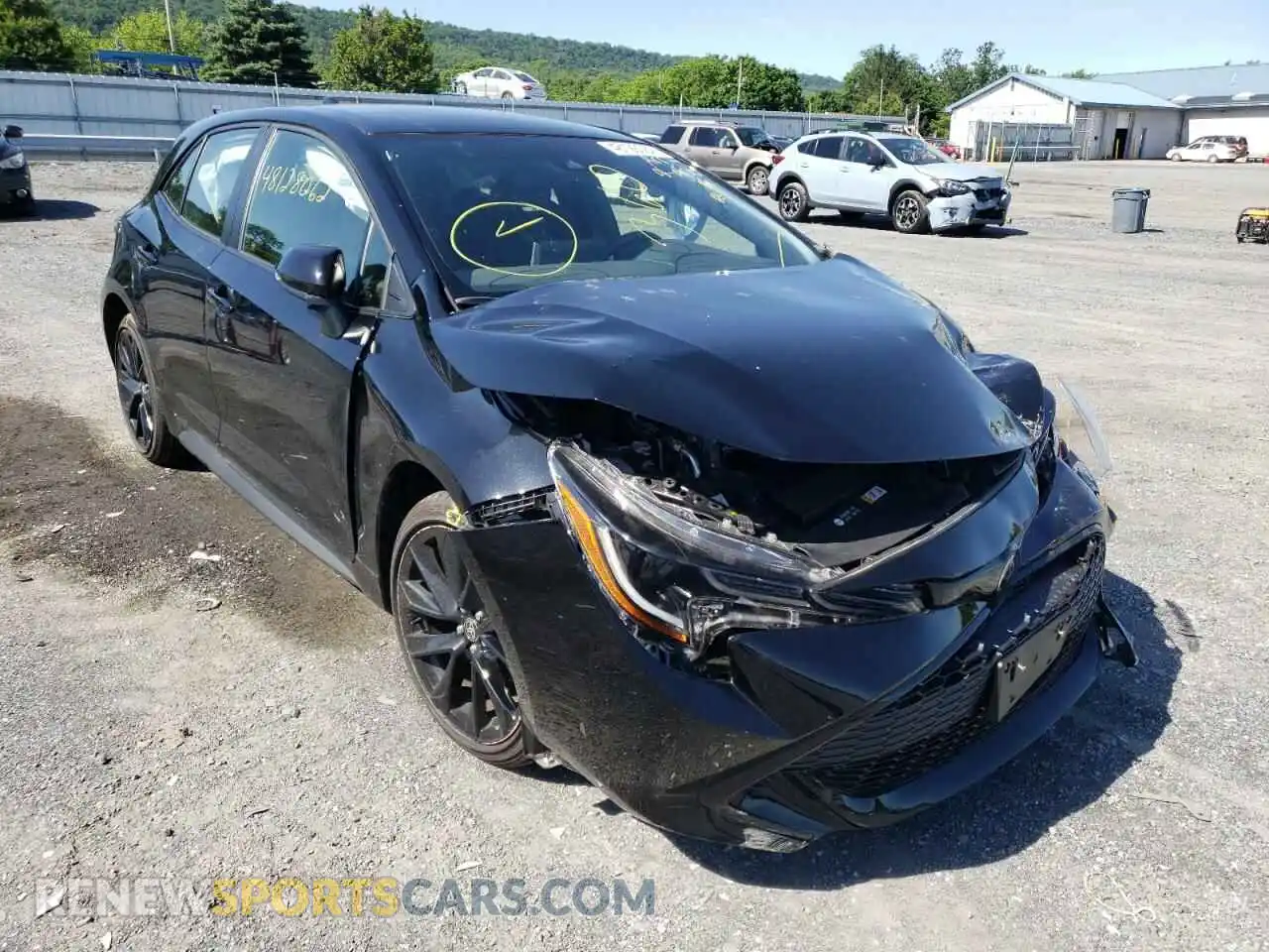 1 Photograph of a damaged car JTND4MBE8M3139640 TOYOTA COROLLA 2021