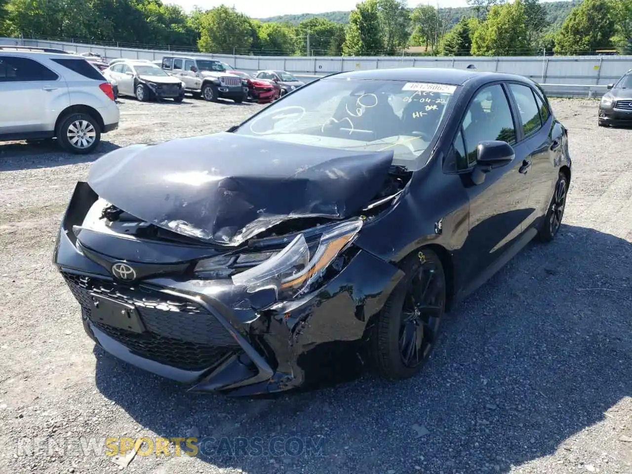 2 Photograph of a damaged car JTND4MBE8M3139640 TOYOTA COROLLA 2021