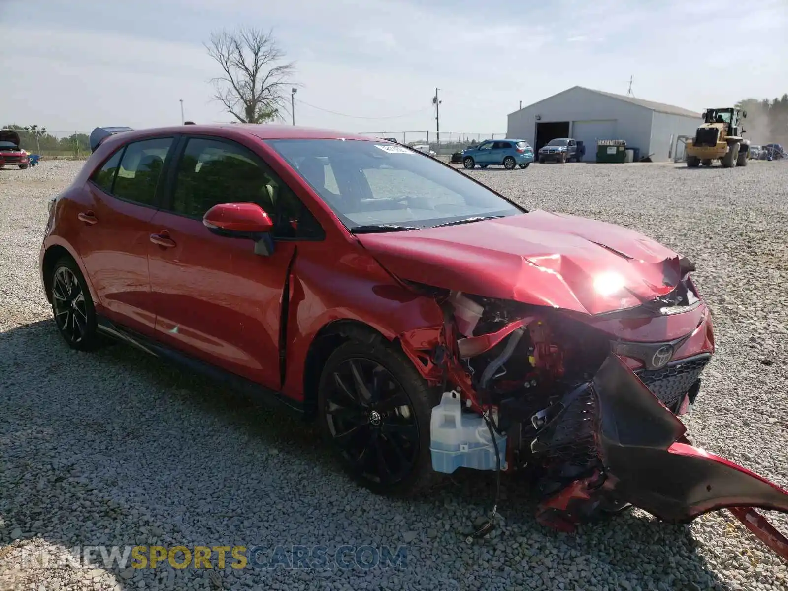 1 Photograph of a damaged car JTND4MBE9M3111572 TOYOTA COROLLA 2021