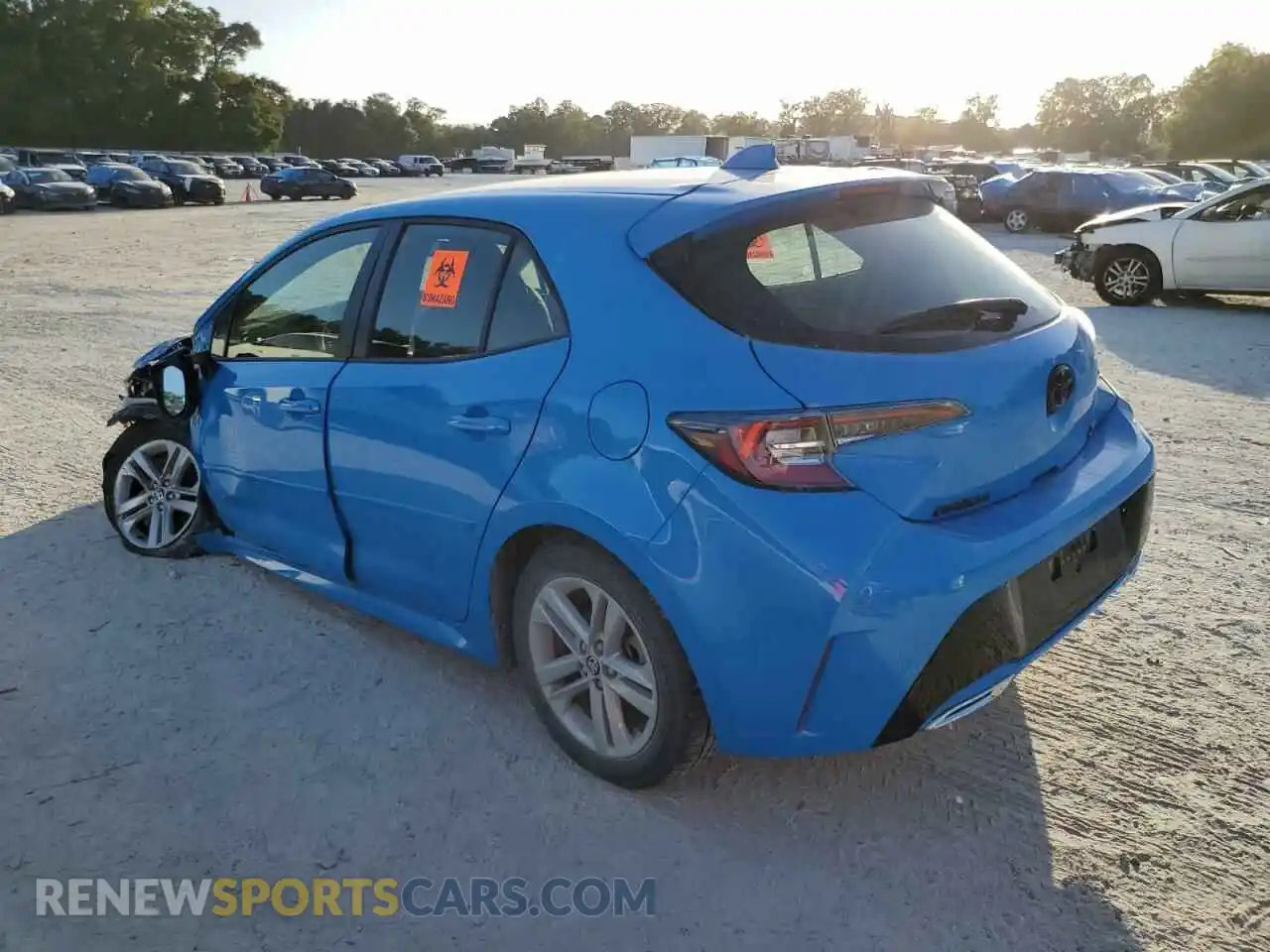 2 Photograph of a damaged car JTND4MBE9M3113595 TOYOTA COROLLA 2021
