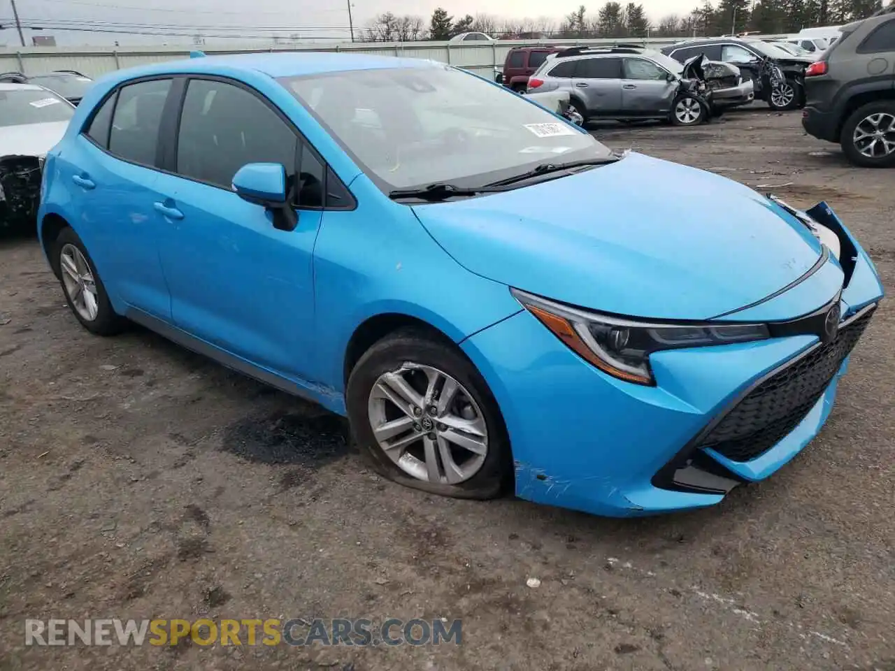 1 Photograph of a damaged car JTND4MBE9M3123835 TOYOTA COROLLA 2021