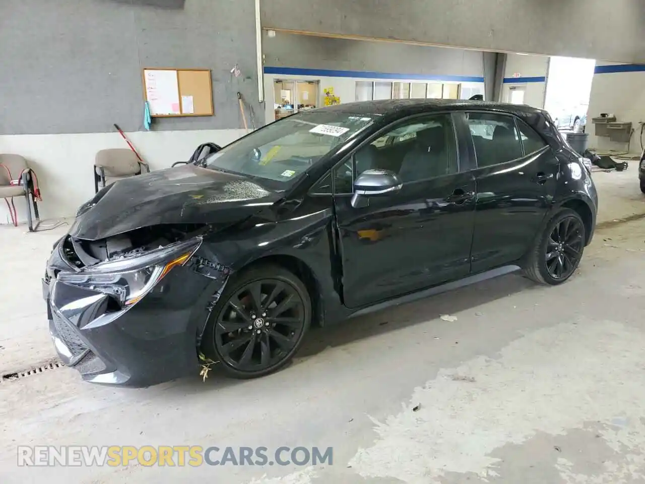 1 Photograph of a damaged car JTND4MBE9M3135094 TOYOTA COROLLA 2021