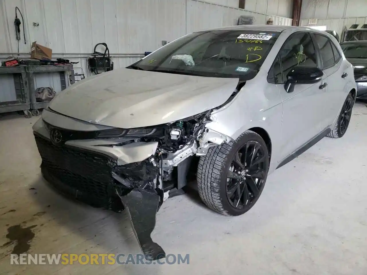 2 Photograph of a damaged car JTND4MBE9M3138688 TOYOTA COROLLA 2021