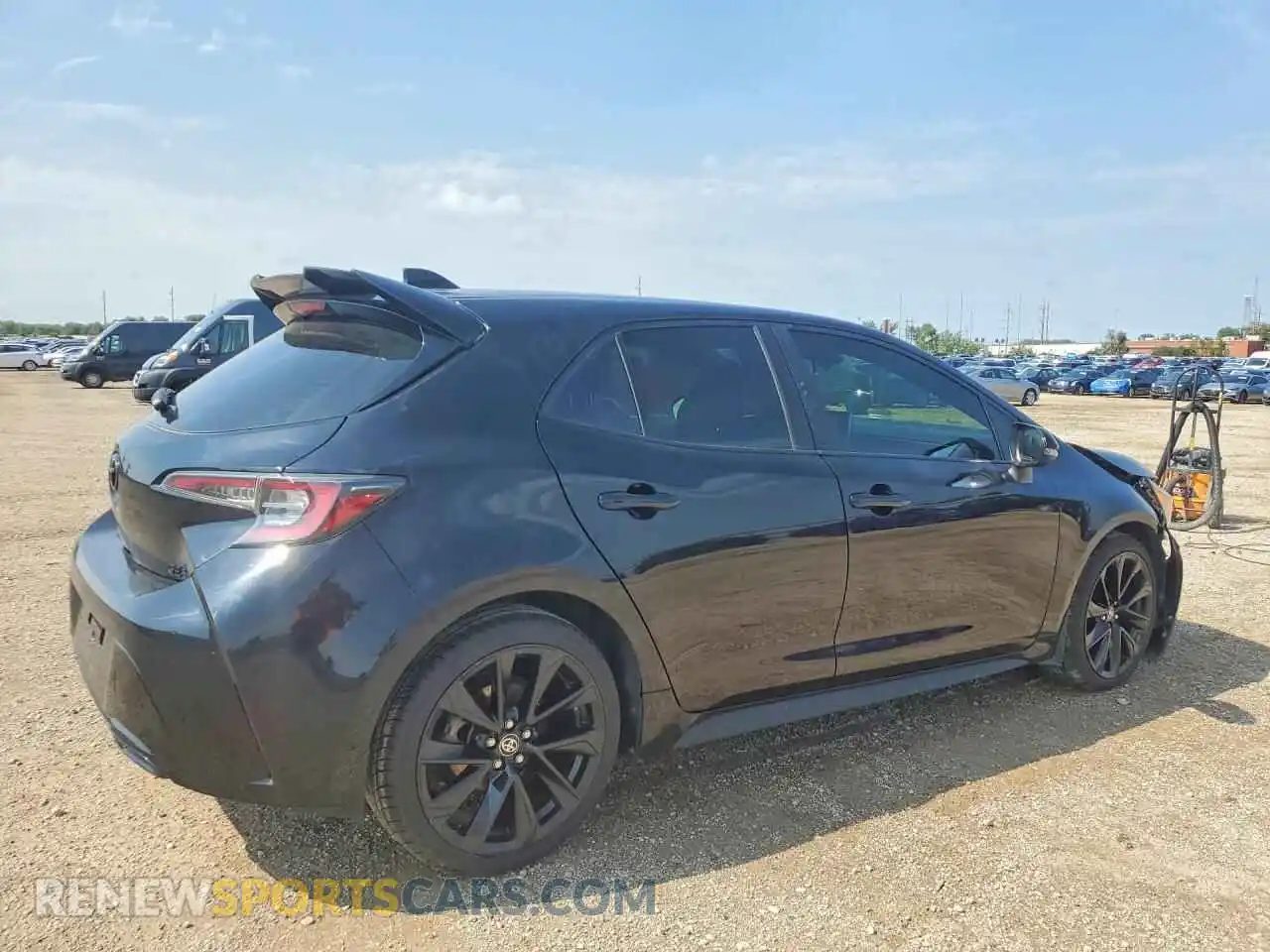 3 fotografías del automóvil dañado JTND4MBE9M3142417 TOYOTA COROLLA 2021