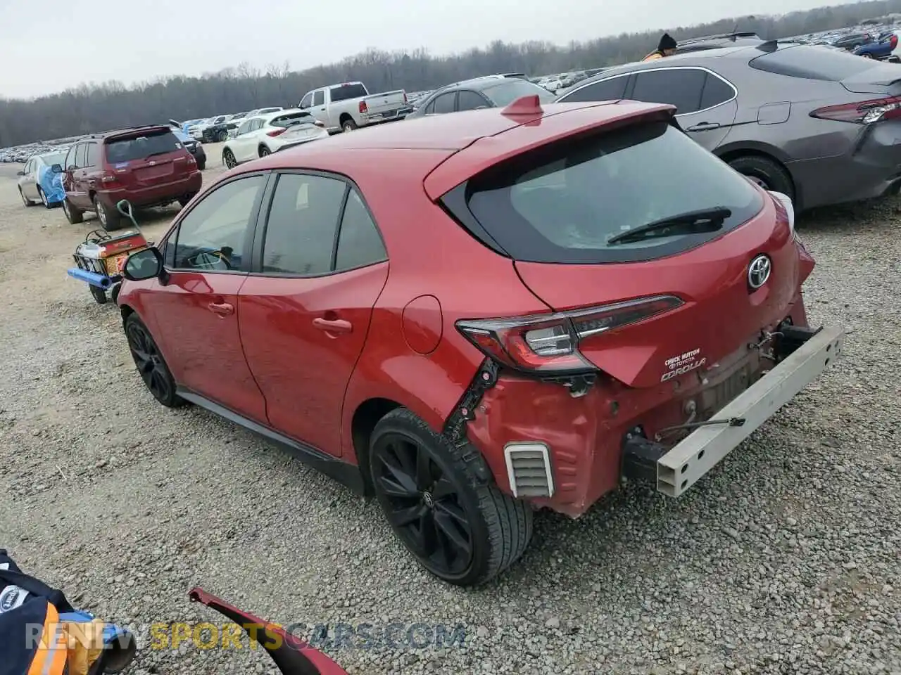 2 Photograph of a damaged car JTND4MBEXM3105604 TOYOTA COROLLA 2021