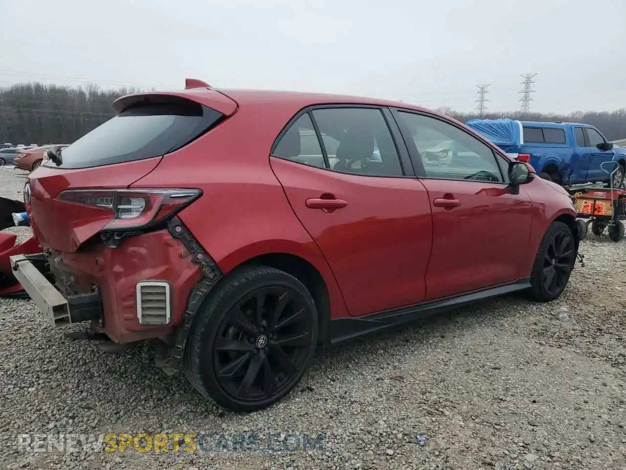 3 Photograph of a damaged car JTND4MBEXM3105604 TOYOTA COROLLA 2021