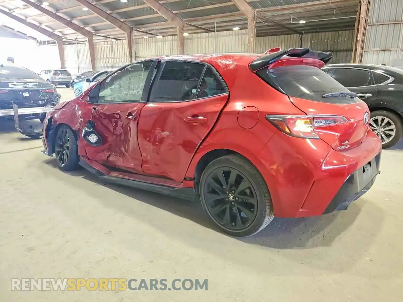 2 Photograph of a damaged car JTND4MBEXM3109796 TOYOTA COROLLA 2021