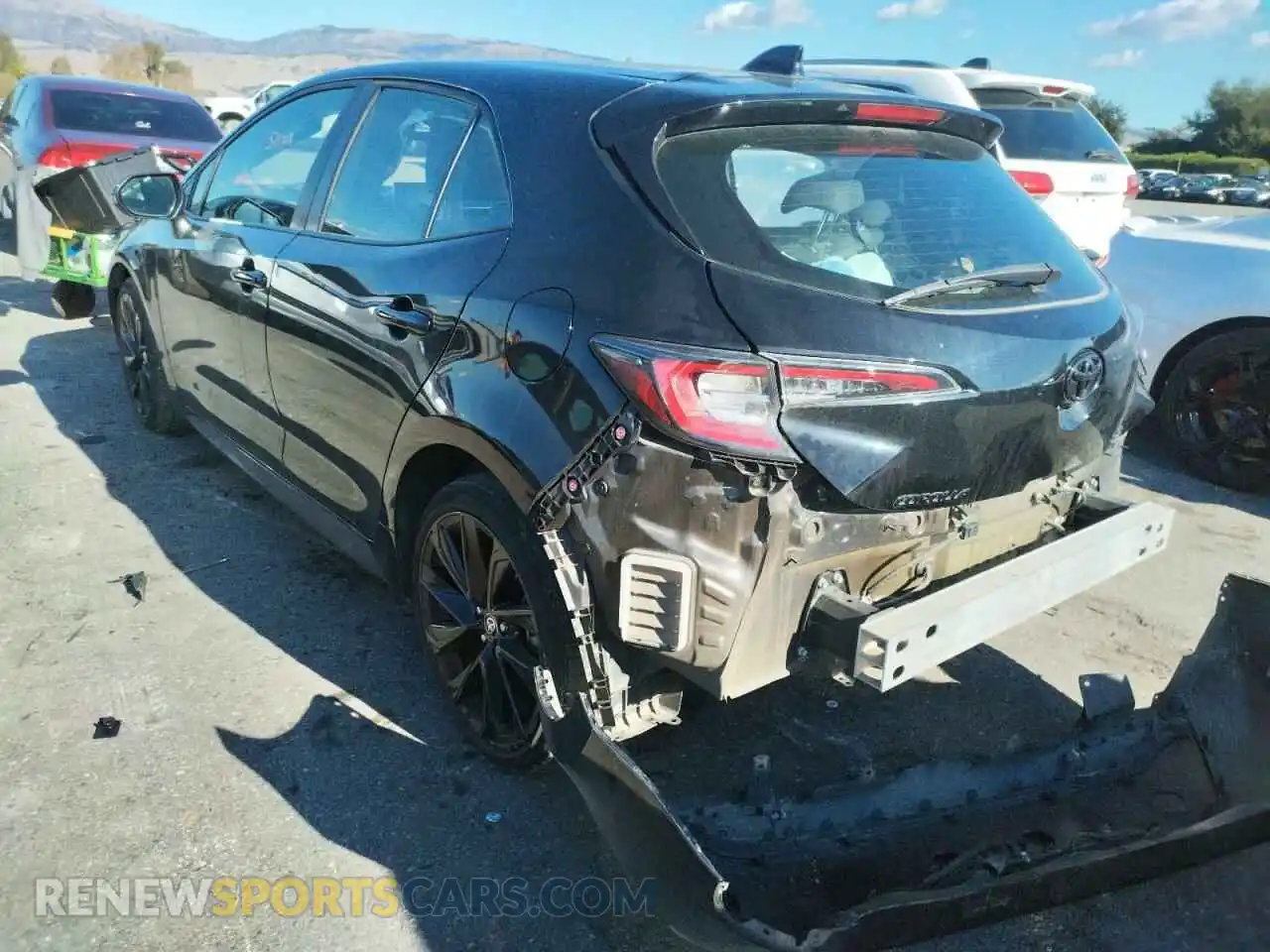 3 Photograph of a damaged car JTND4MBEXM3116232 TOYOTA COROLLA 2021