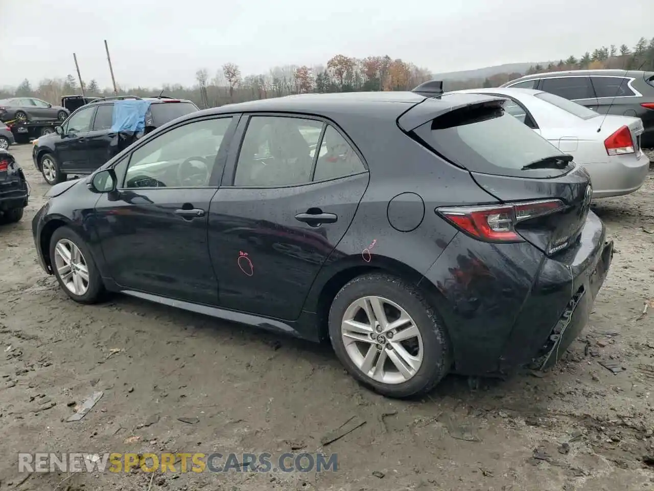 2 fotografías del automóvil dañado JTND4MBEXM3128073 TOYOTA COROLLA 2021