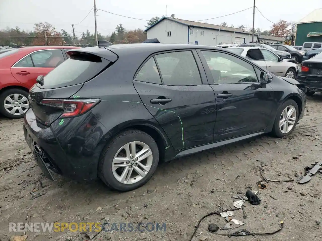 3 fotografías del automóvil dañado JTND4MBEXM3128073 TOYOTA COROLLA 2021