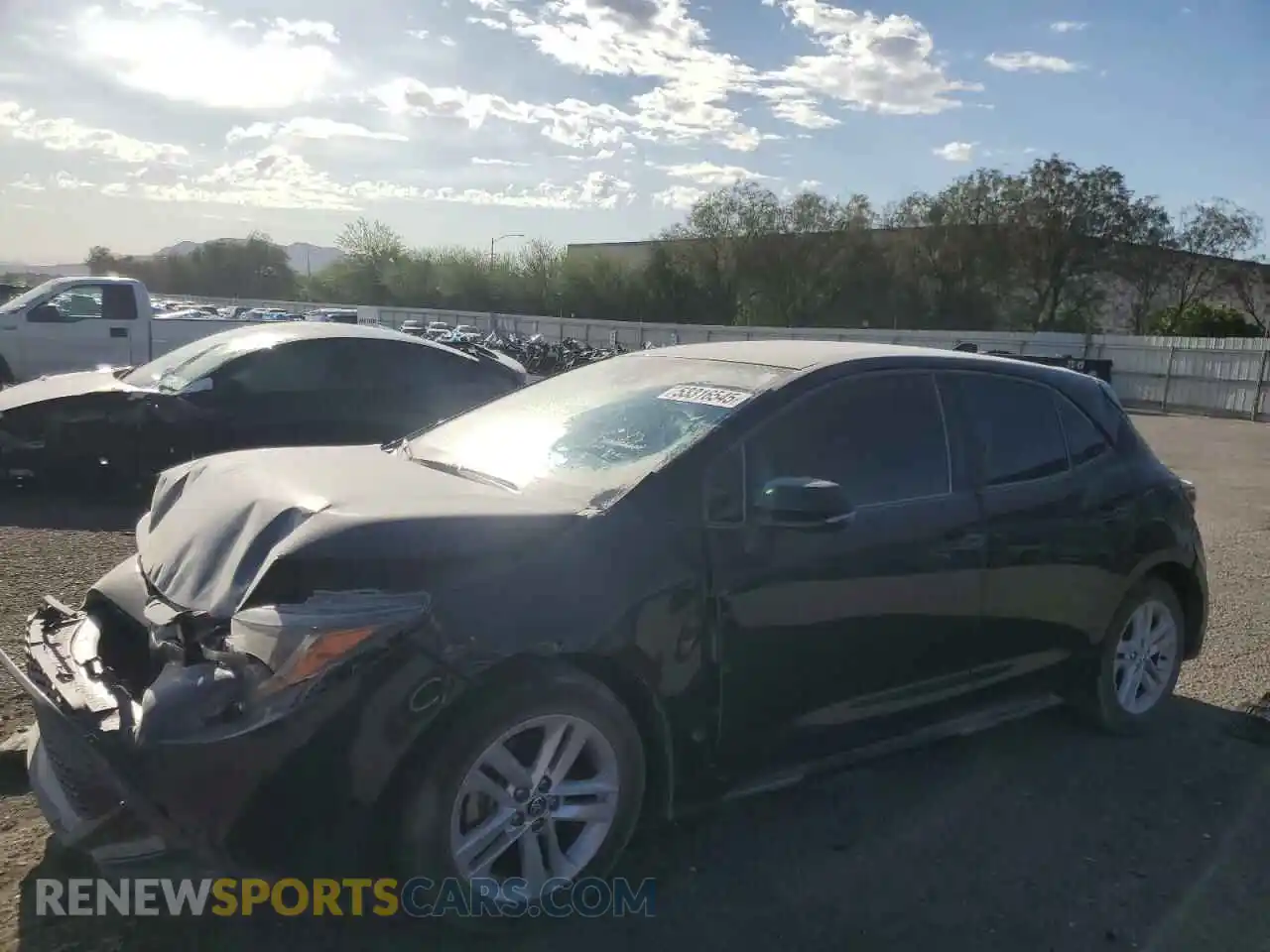 1 Photograph of a damaged car JTND4MBEXM3128722 TOYOTA COROLLA 2021
