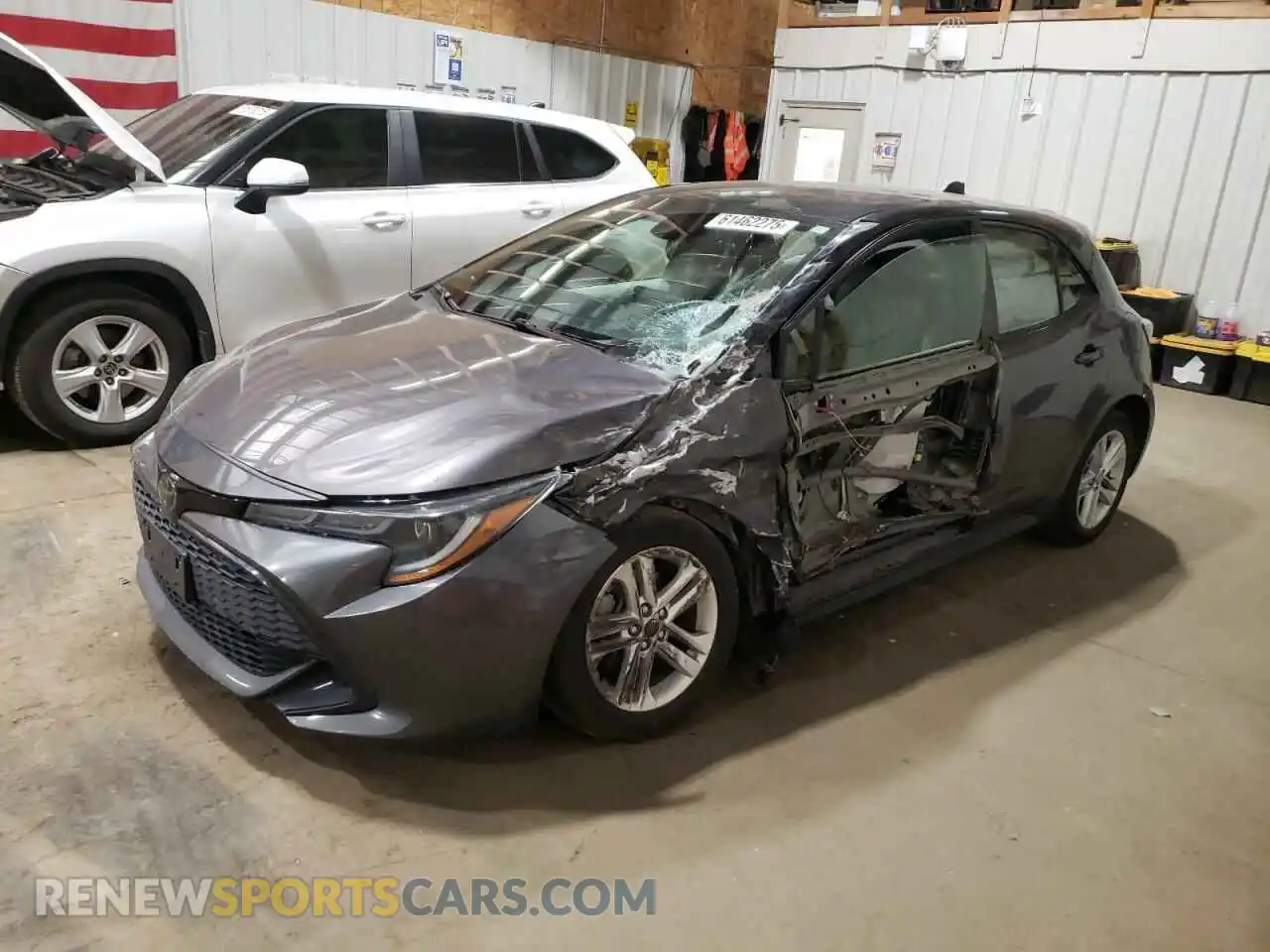 1 Photograph of a damaged car JTND4MBEXM3129501 TOYOTA COROLLA 2021