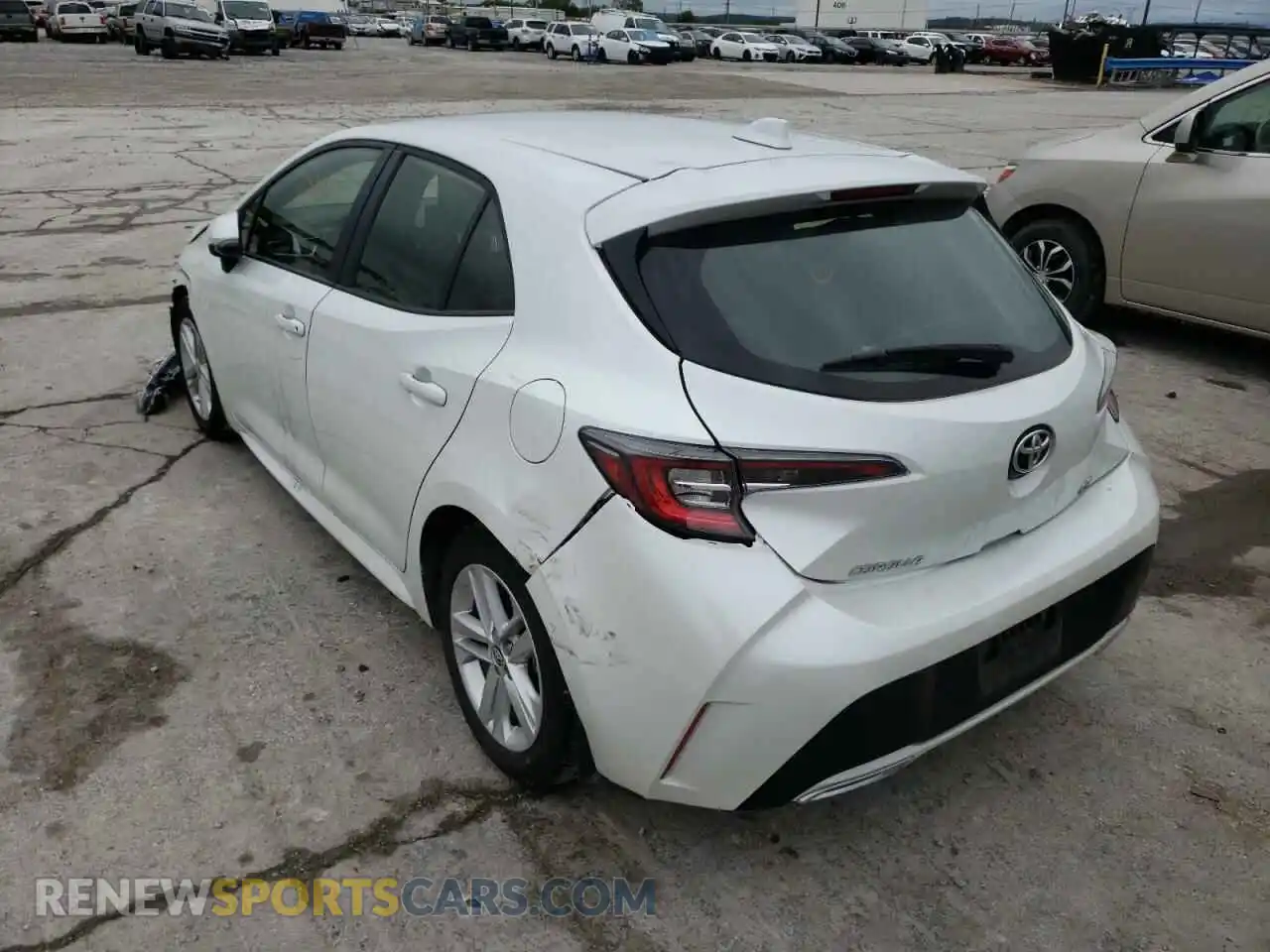 3 Photograph of a damaged car JTND4MBEXM3130194 TOYOTA COROLLA 2021