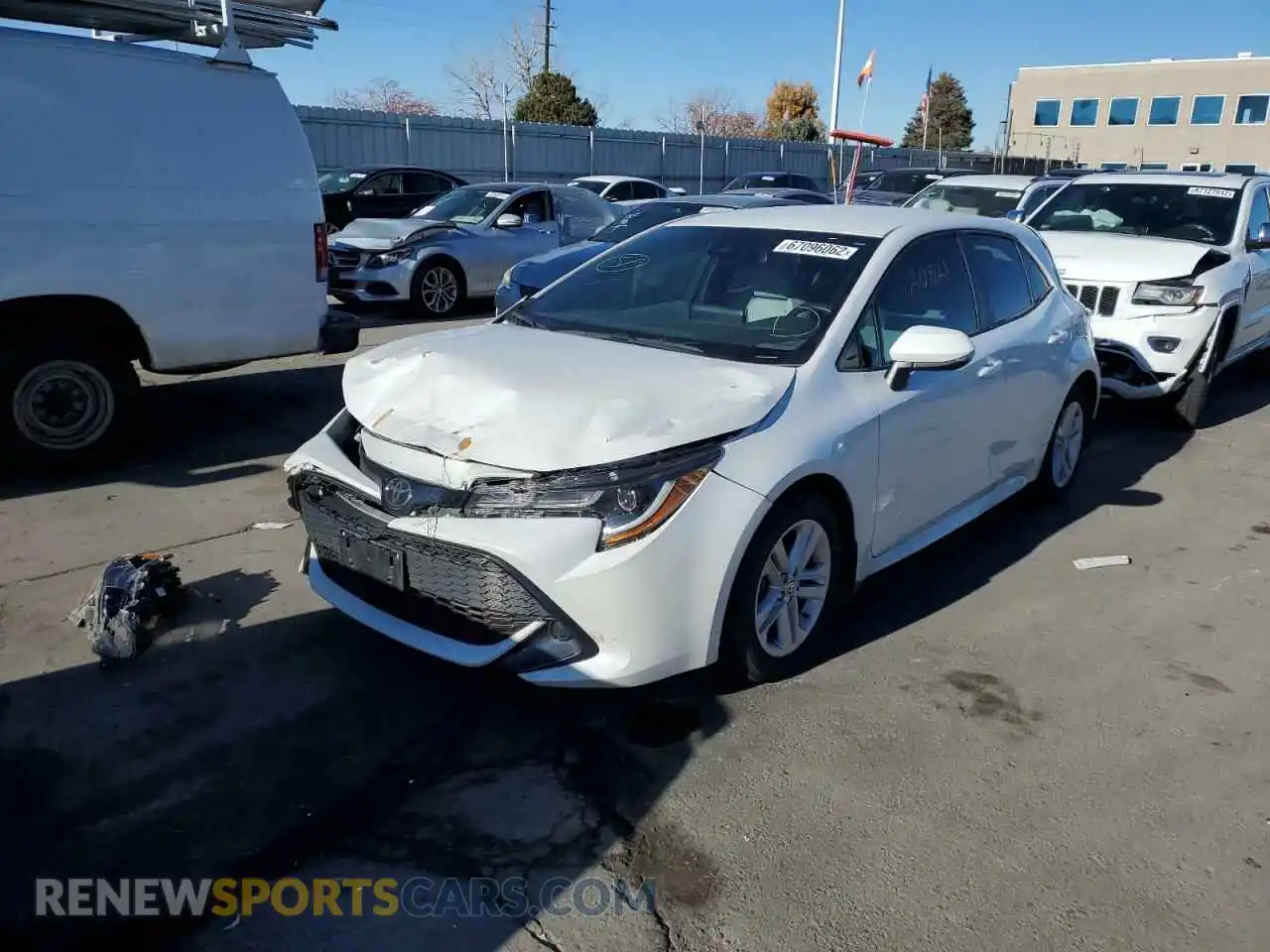 2 Photograph of a damaged car JTND4MBEXM3135007 TOYOTA COROLLA 2021