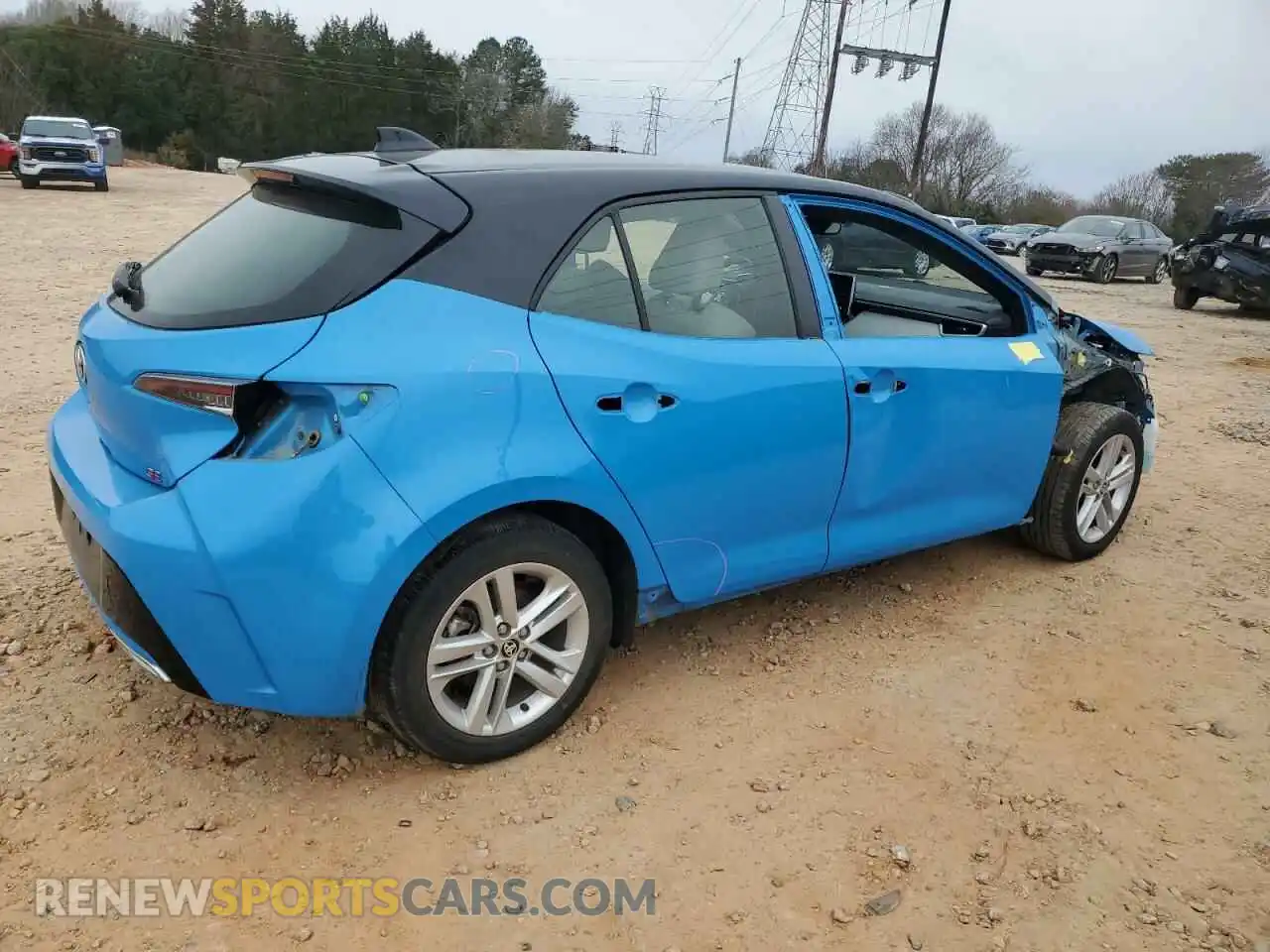 3 Photograph of a damaged car JTND4MBEXM3136738 TOYOTA COROLLA 2021