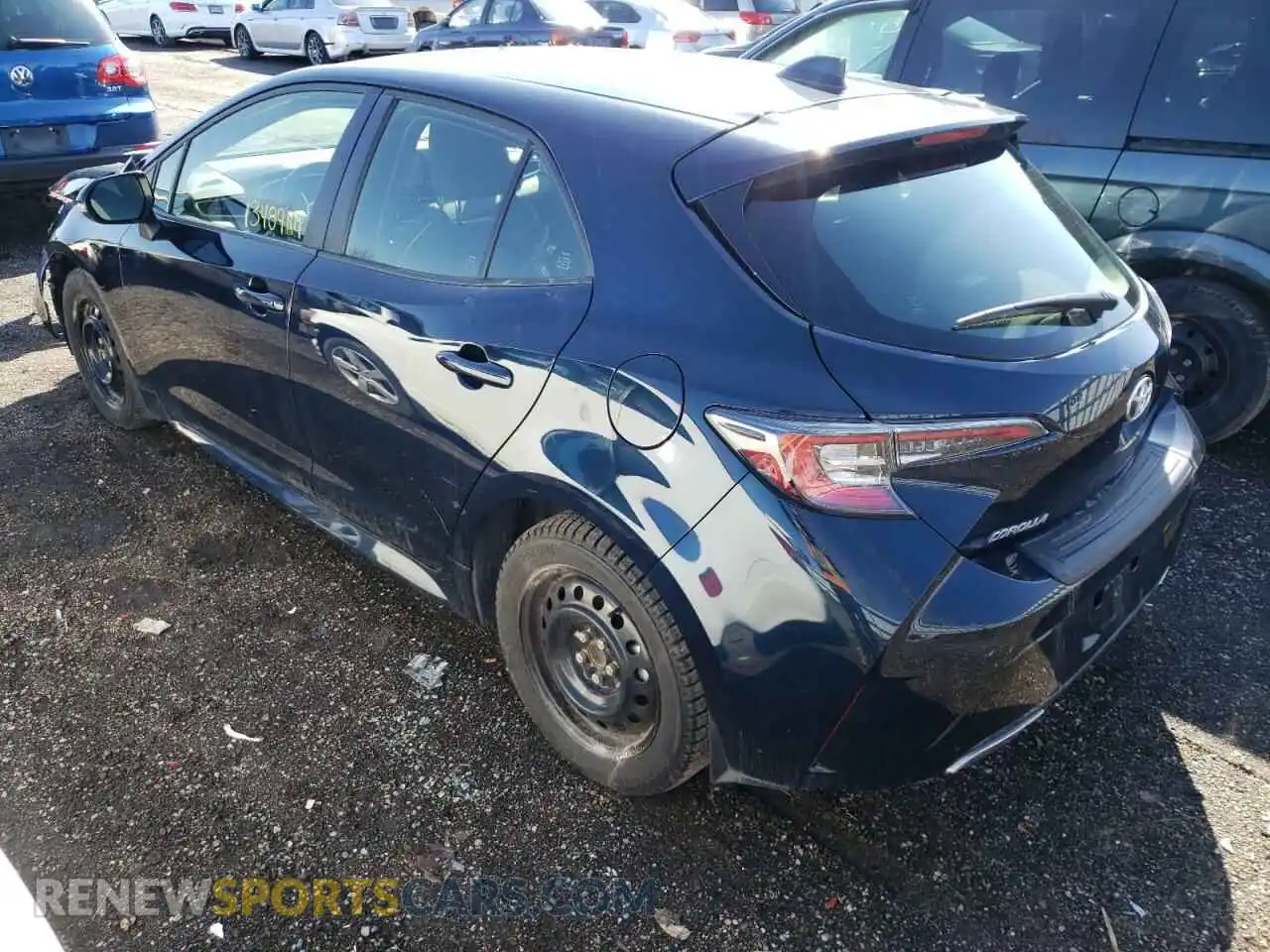 3 Photograph of a damaged car JTNK4MBE2M3143254 TOYOTA COROLLA 2021