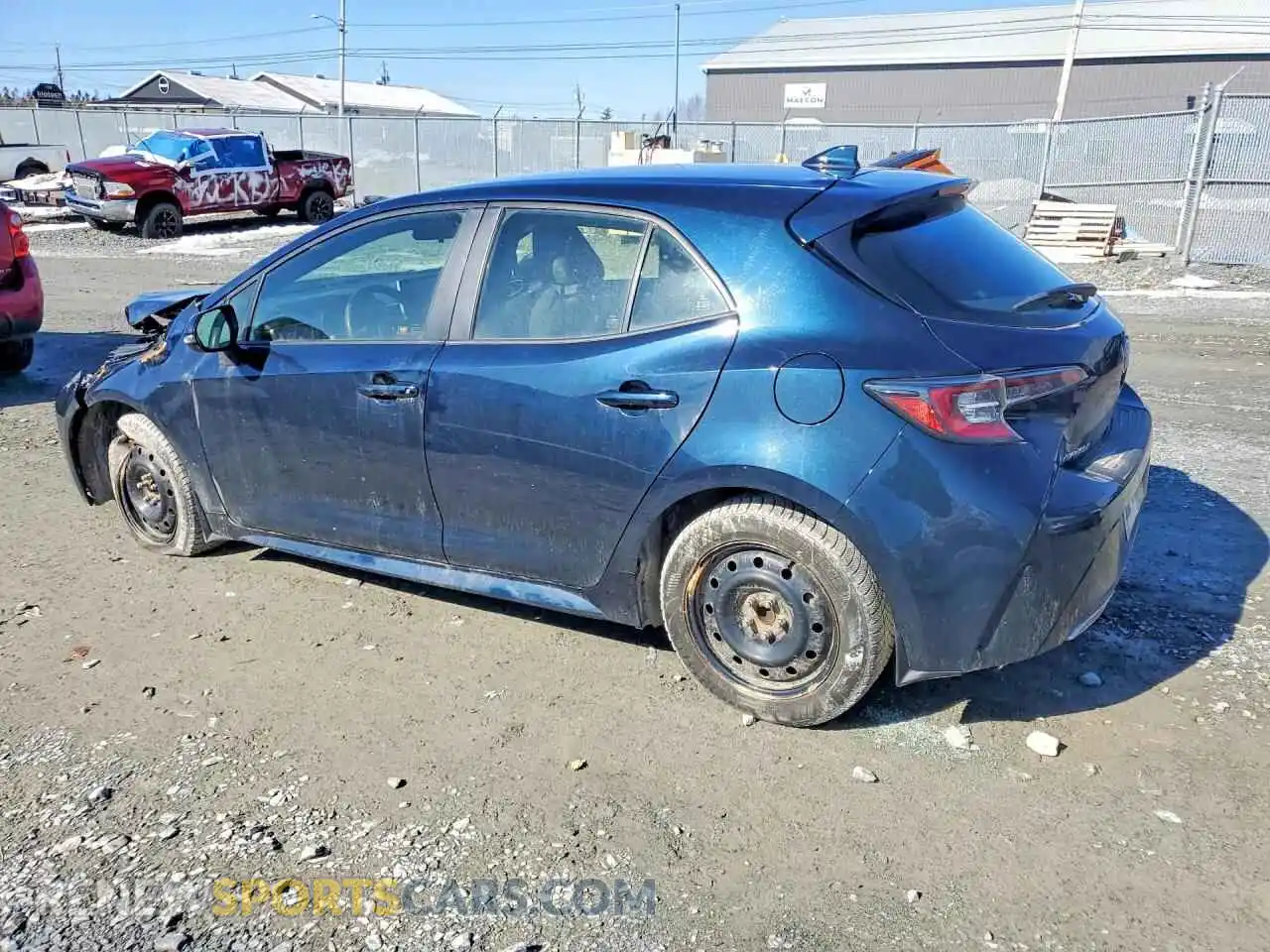 2 Photograph of a damaged car JTNK4MBE4M3118842 TOYOTA COROLLA 2021