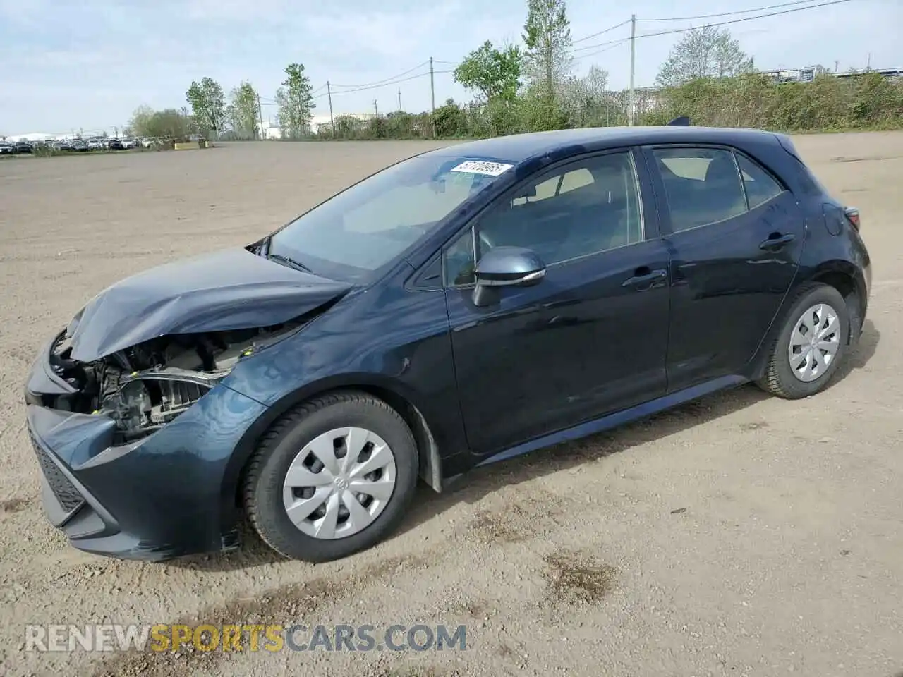 1 Photograph of a damaged car JTNK4MBE9M3135054 TOYOTA COROLLA 2021